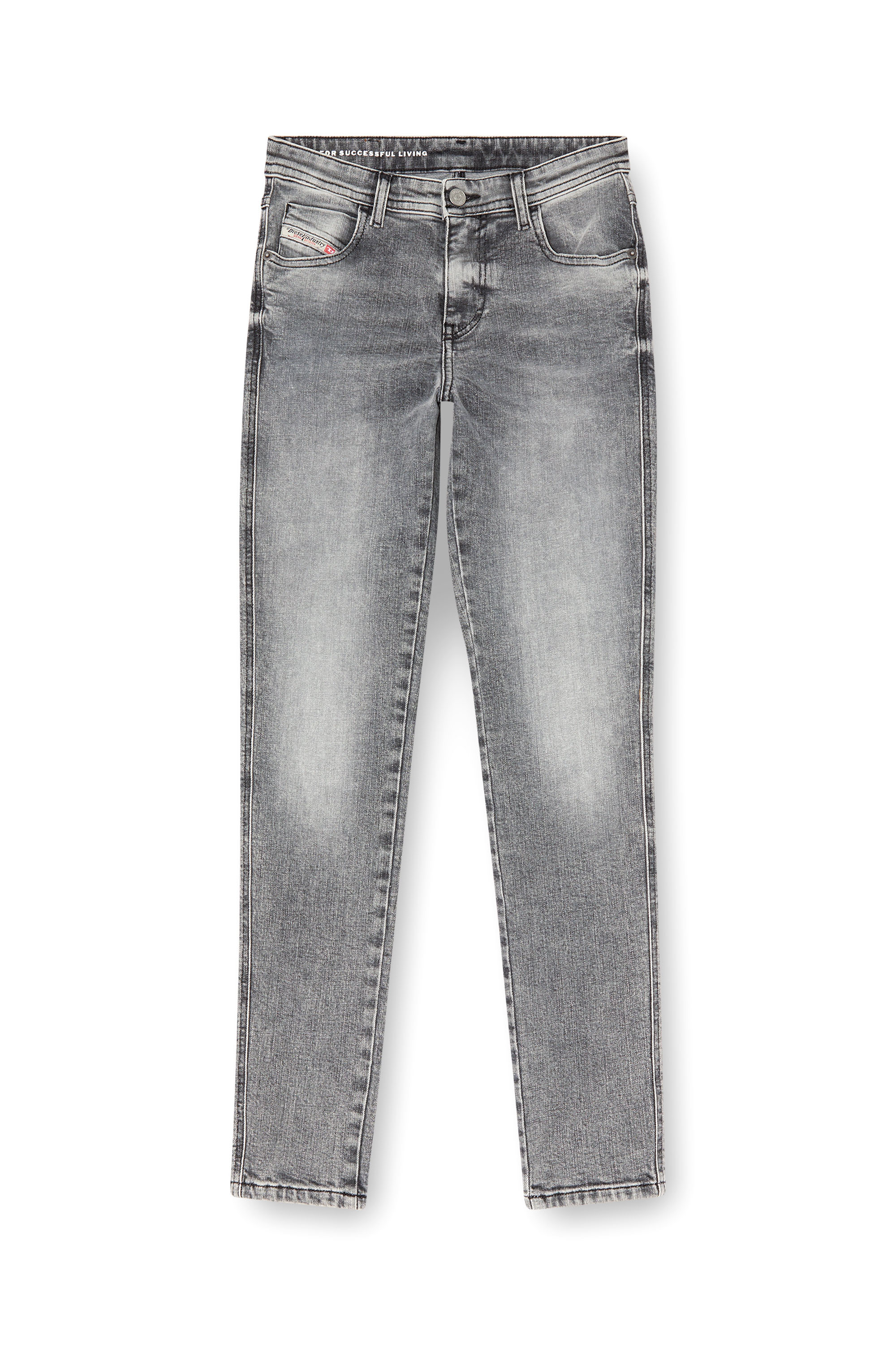 Diesel - Skinny Jeans 2015 Babhila 09L41 Donna, Grigio Chiaro - Image 3