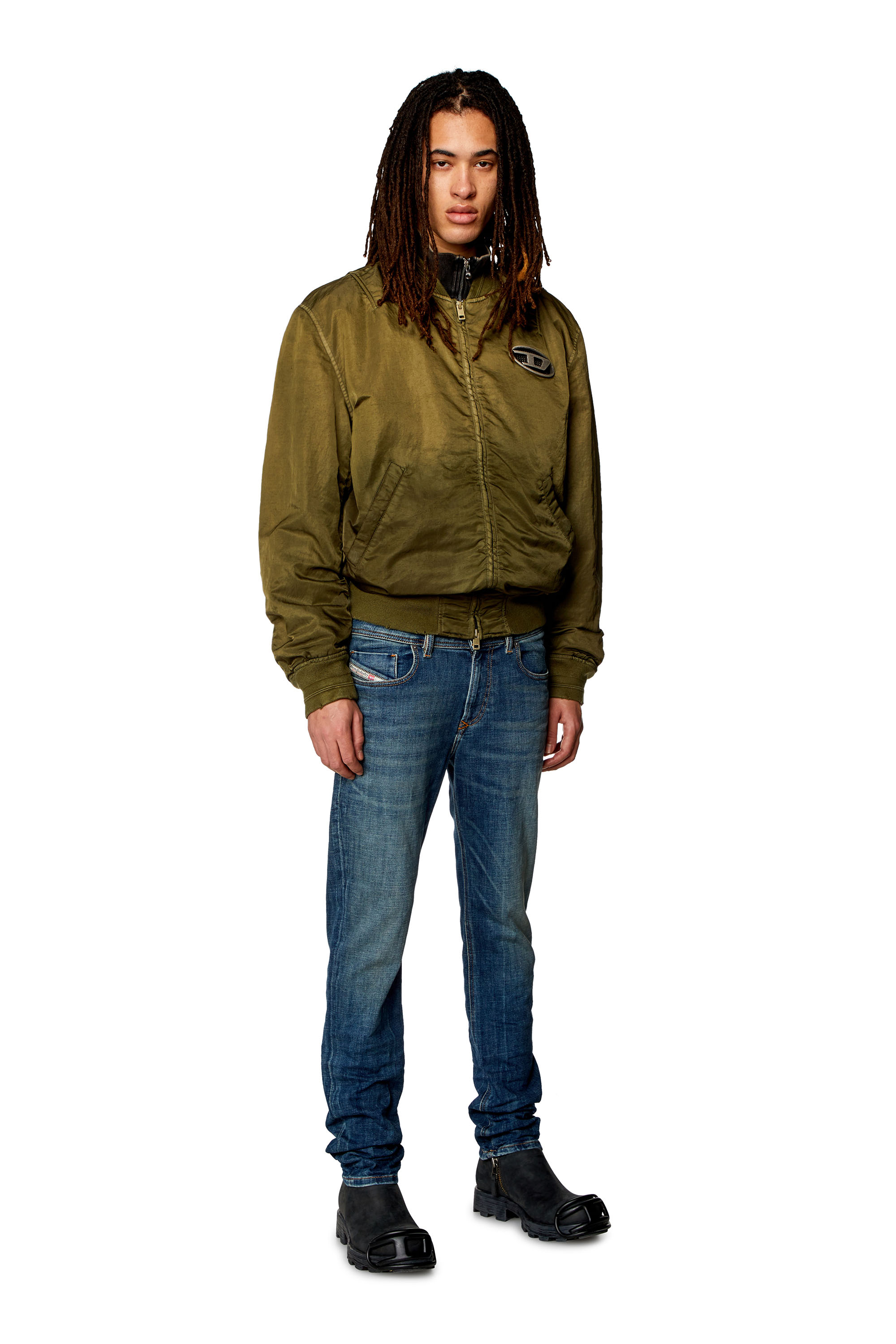 Diesel - Skinny Jeans 1979 Sleenker 09H67, Blu Scuro - Image 4