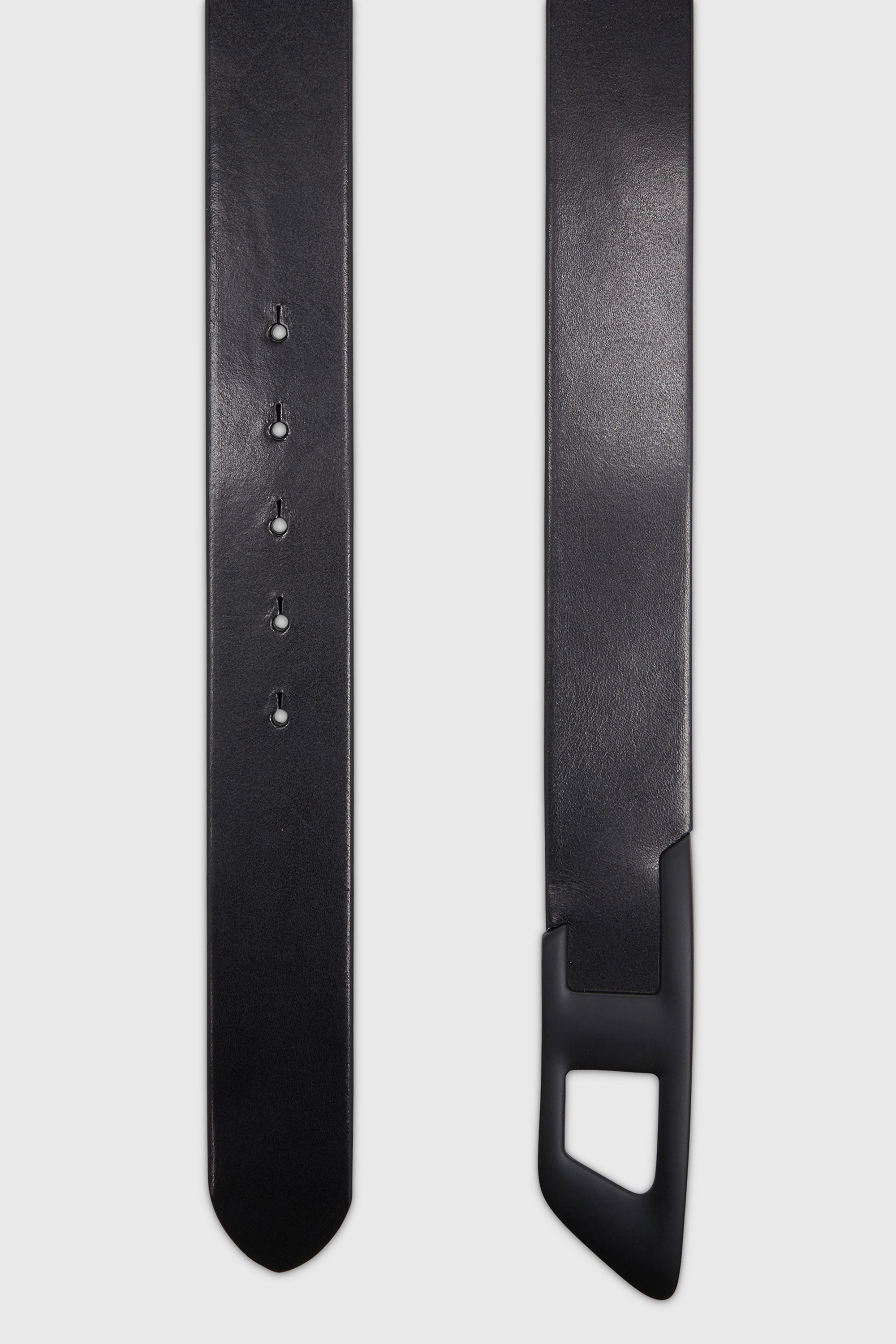 Diesel - B-D LOGO 2.0 40, Cintura 4 cm in pelle con fibbia D in metallo Unisex in Nero - 2