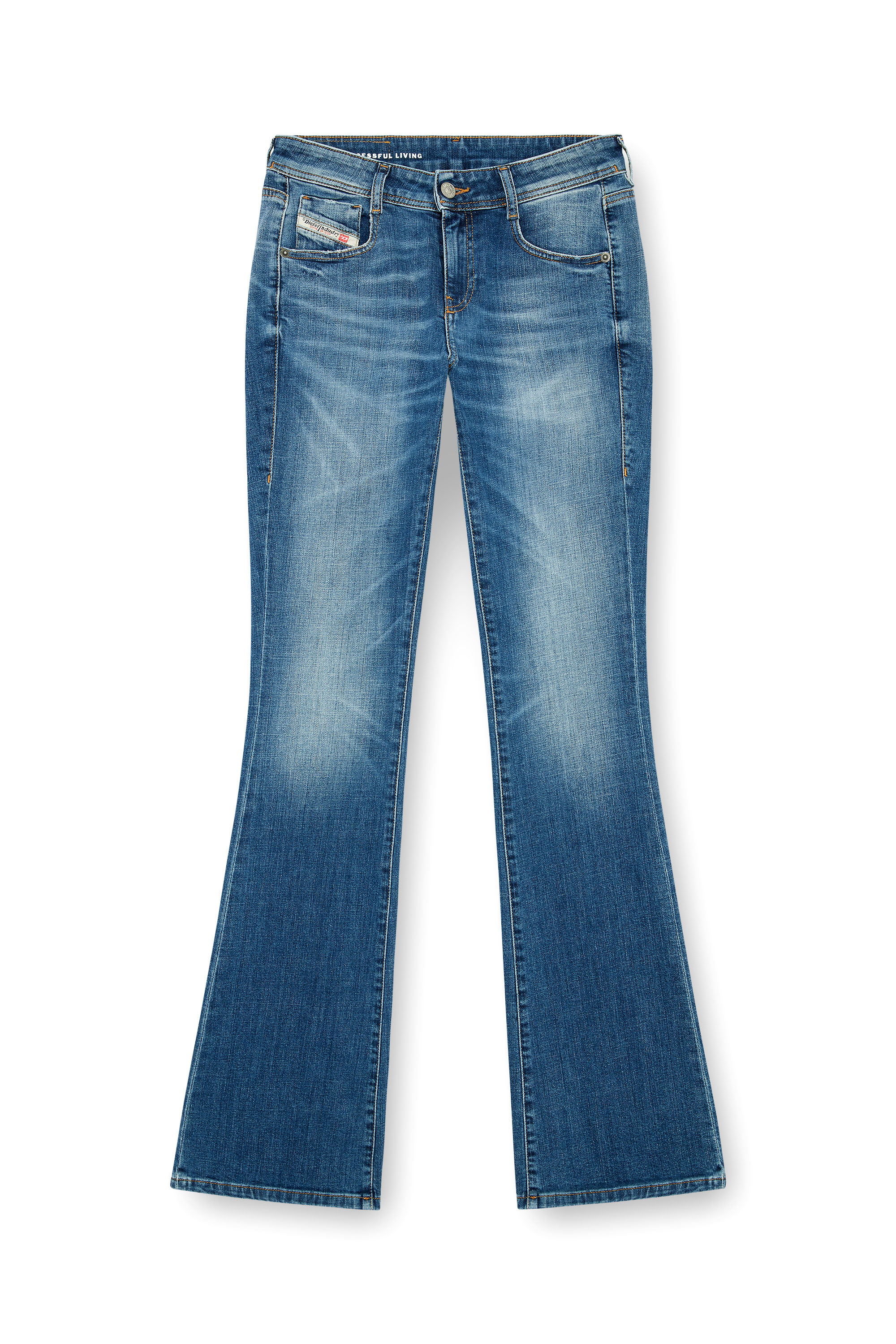 Diesel - Bootcut Jeans 1969 D-Ebbey 09J33 Donna, Blu medio - Image 3