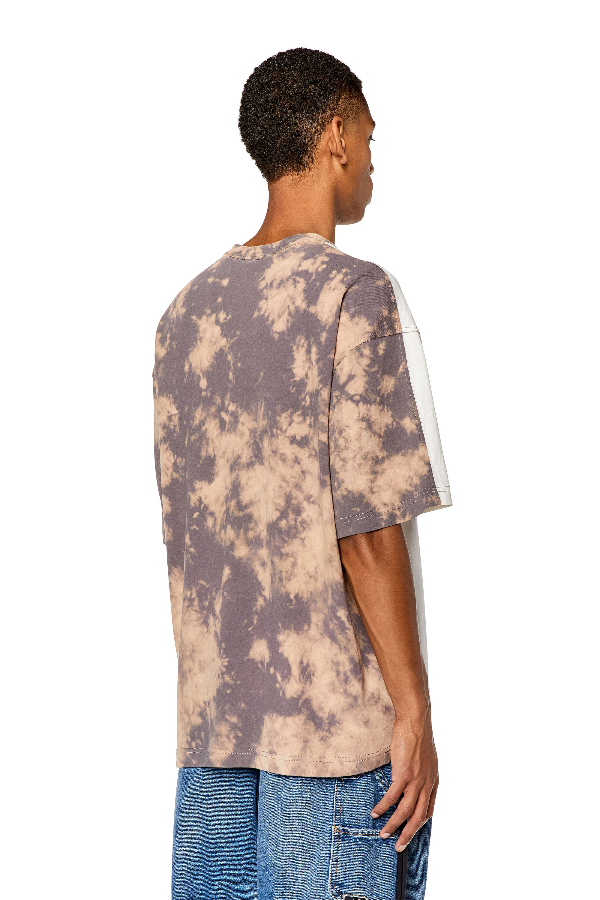 Diesel - T-WASHBICOL, Rosa/Bianco - Image 4