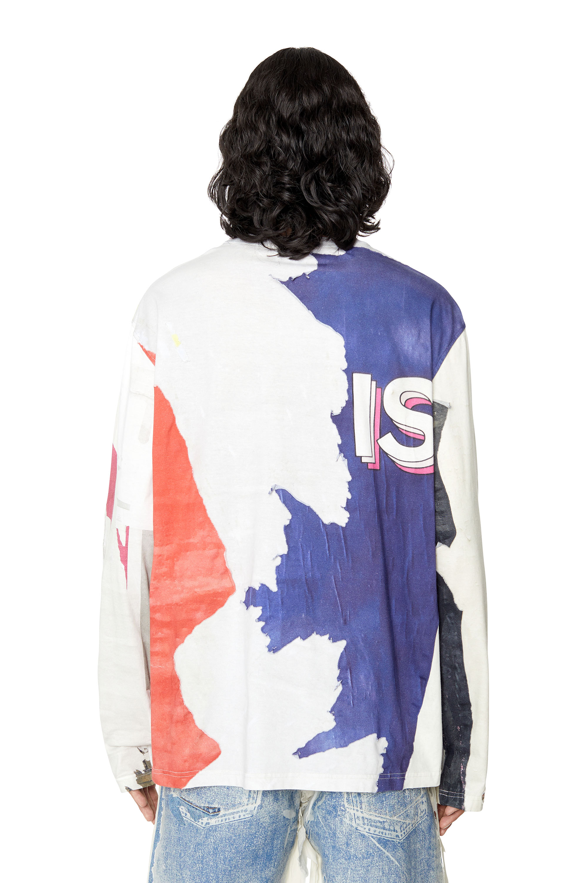 Diesel - T-CRANE-LS, Multicolor/Bianco - Image 4