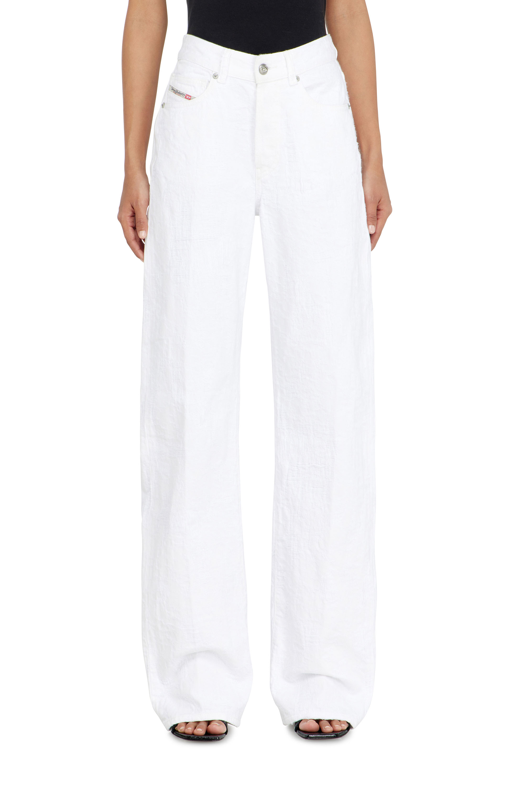 Diesel - Woman's Regular Jeans 1971 D-Sent 007EX, White - 1