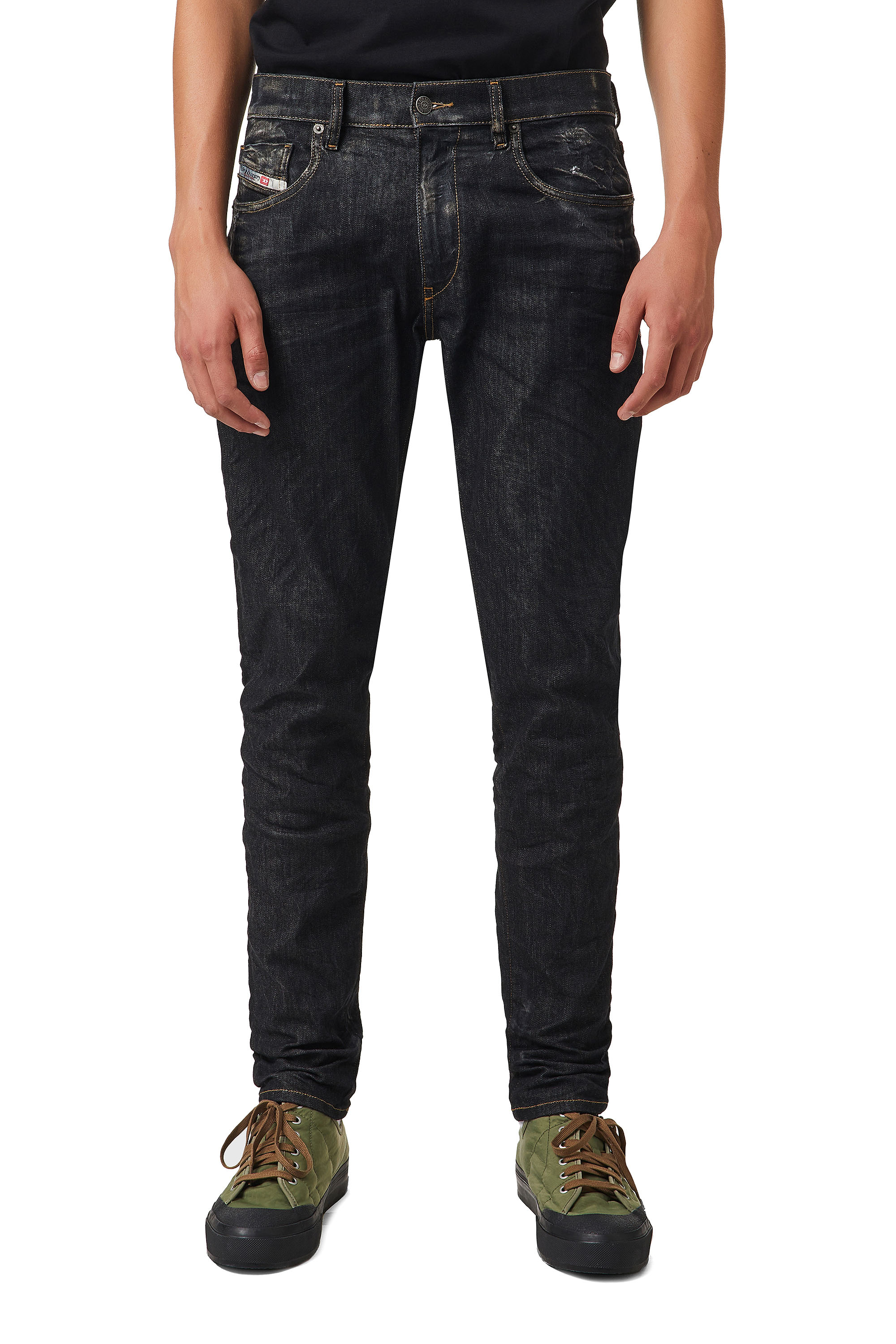 D-Strukt 09A87, Nero/Grigio scuro - Jeans