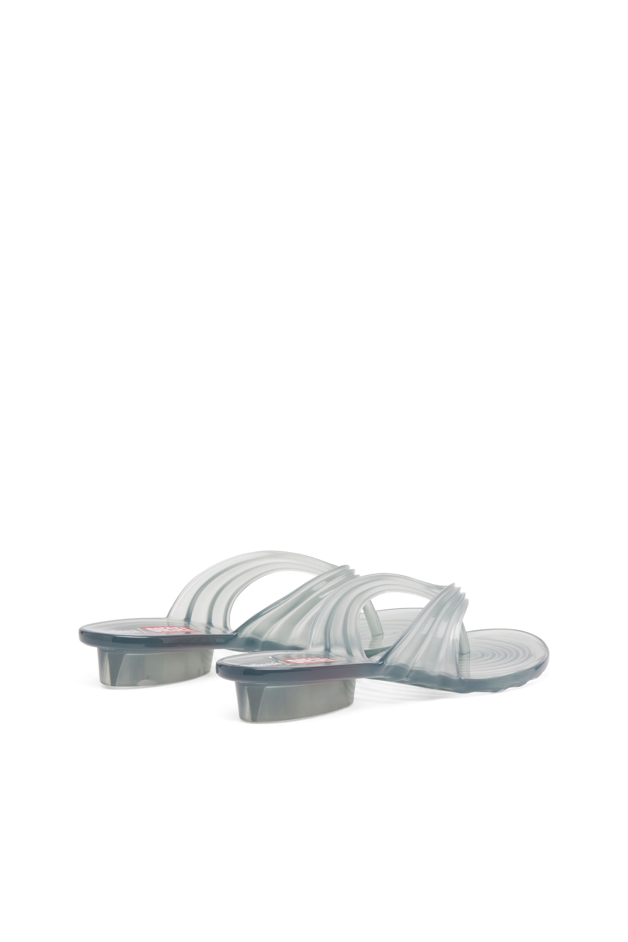 Diesel - MELISSA QUANTUM THONG, Infradito in Melflex® Donna in Grigio - 4