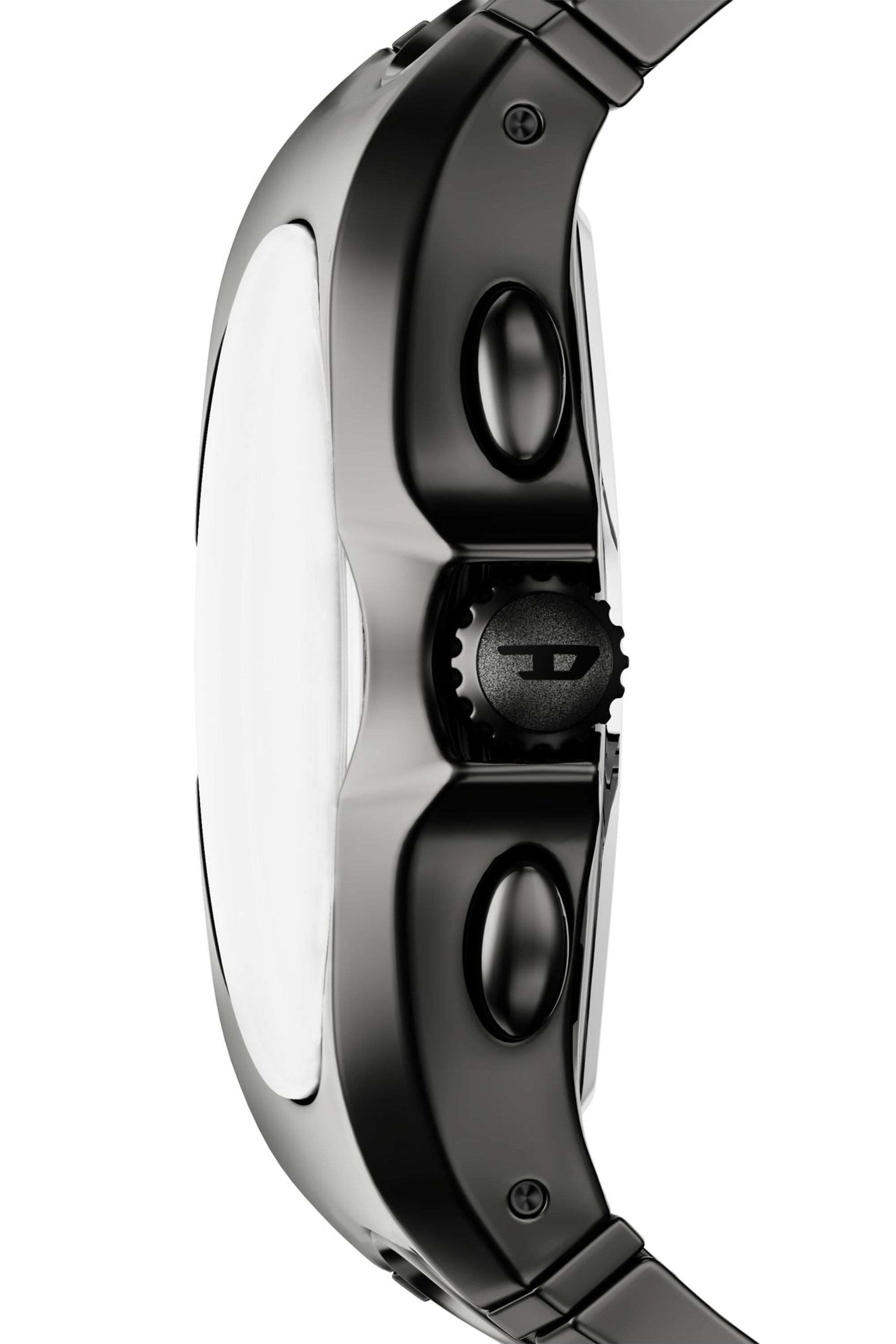 Diesel - DZ4726 WATCH, Orologio D-Curve in acciaio gunmetal Uomo in Nero - 3