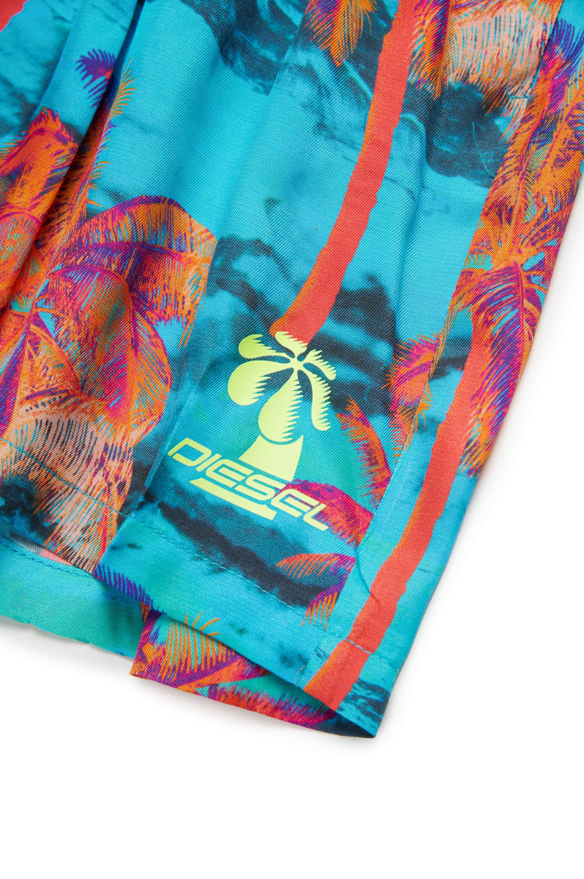 Diesel - MPARIA, Shorts con stampa di palme Donna in Multicolor - 4
