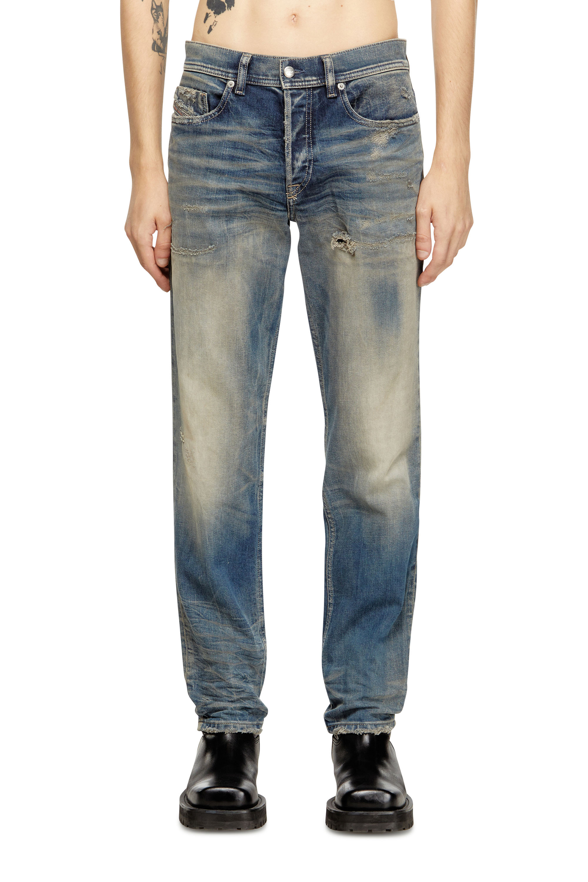 Diesel - Regular Jeans 2023 D-Finitive 09M18 Uomo, Blu medio - Image 1