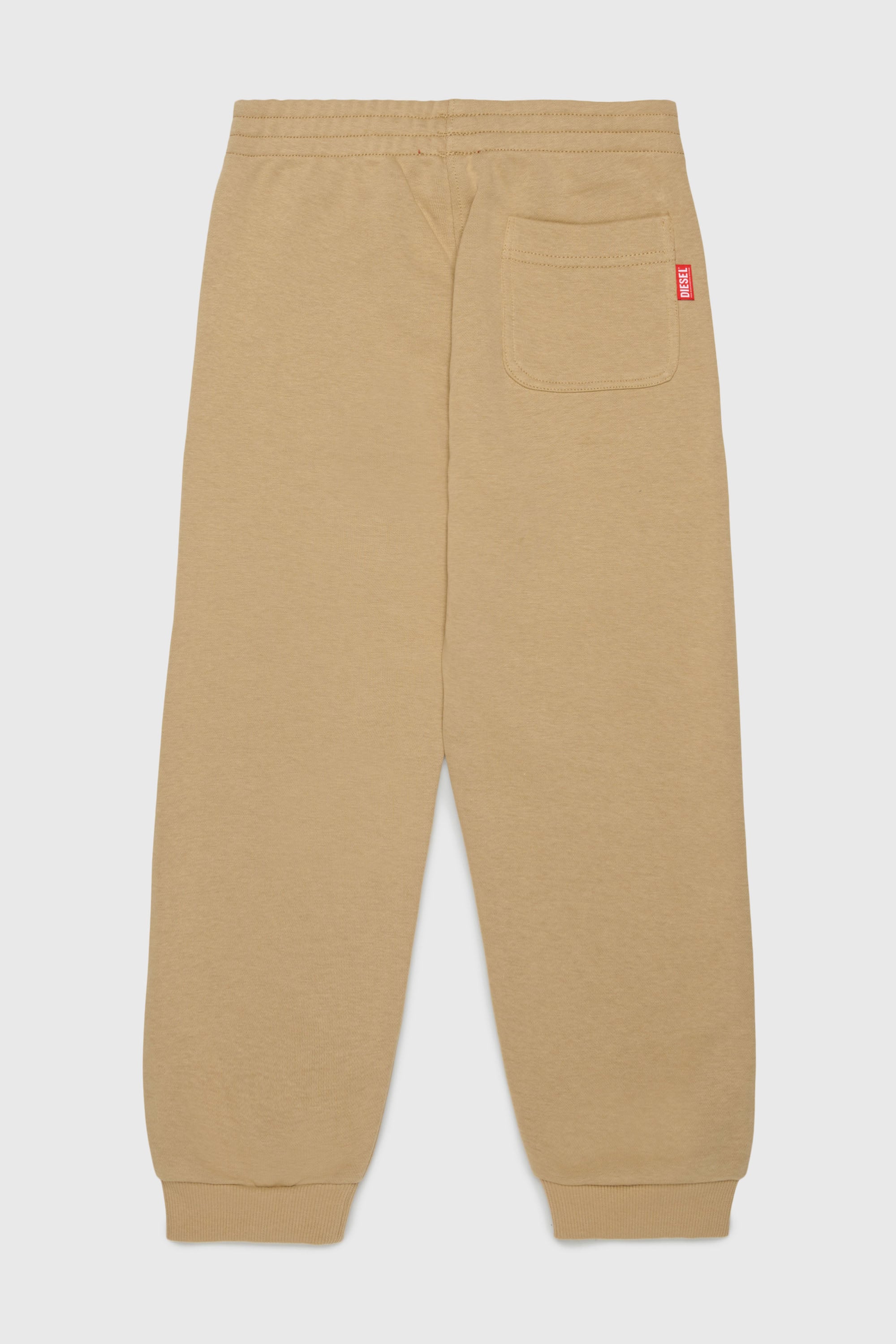 Diesel - PRES, Pantaloni da tuta con stampa logo cut-off Uomo in Marrone - 2