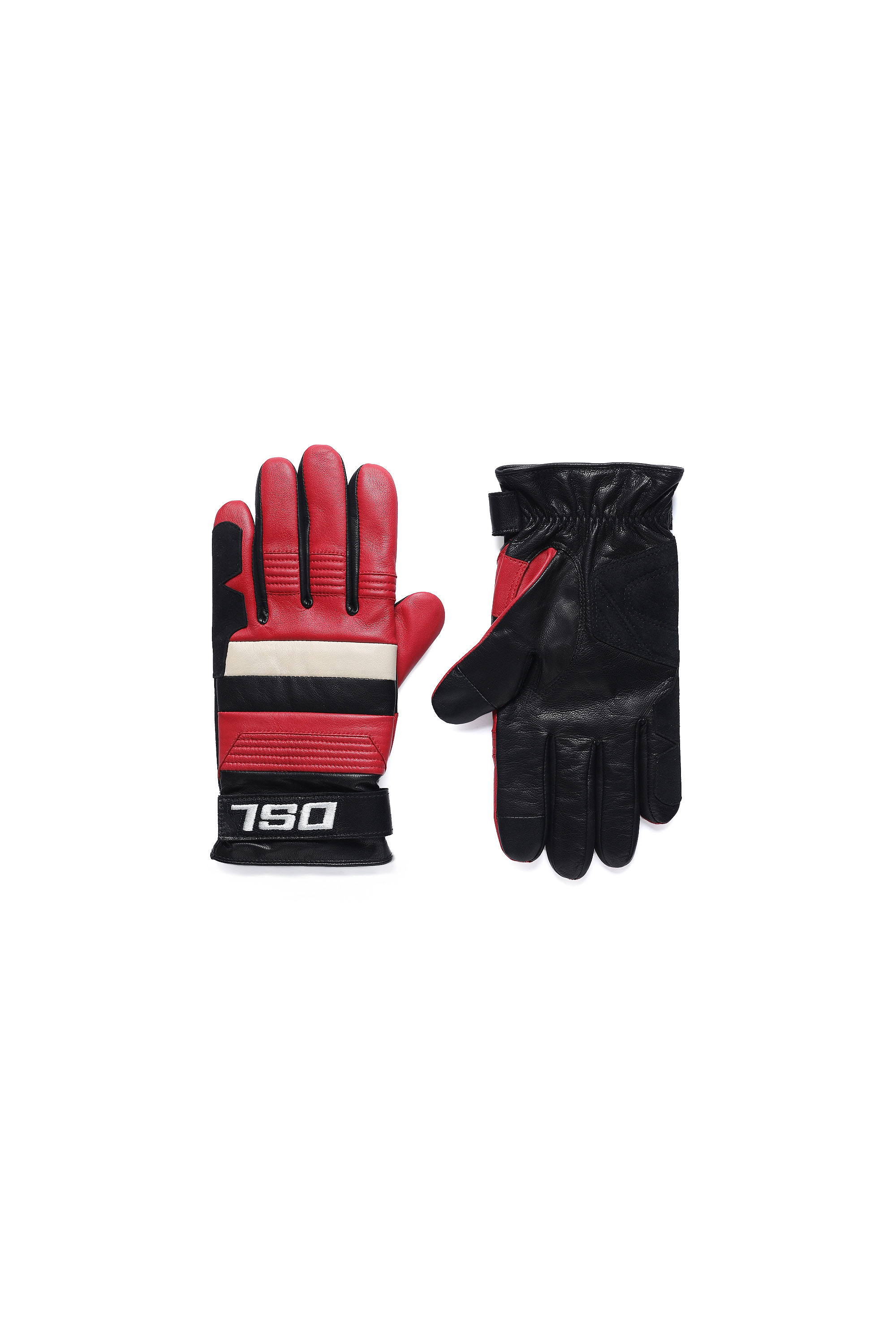 G-RACE, Nero/Rosso - Guanti