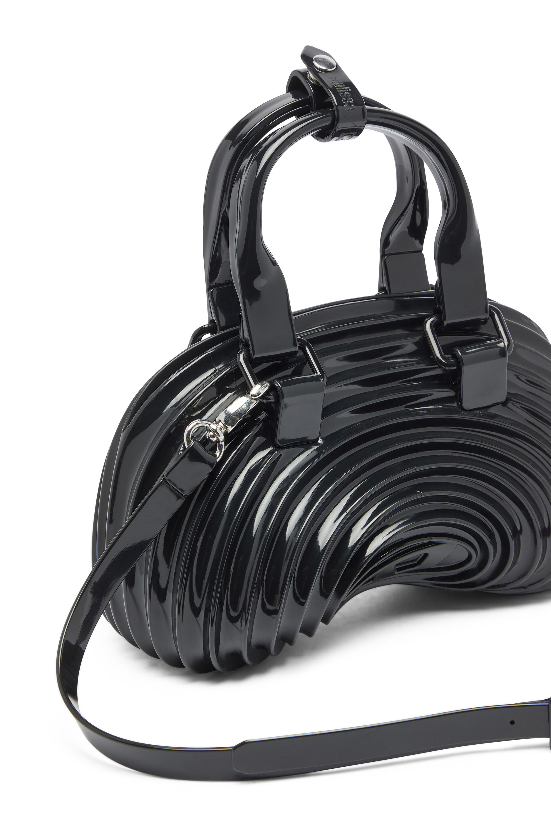 Diesel - MELISSA QUANTUM DOME, Quantum Dome &ndash; Borsa a mano in Melflex&reg; Donna in Nero - 6