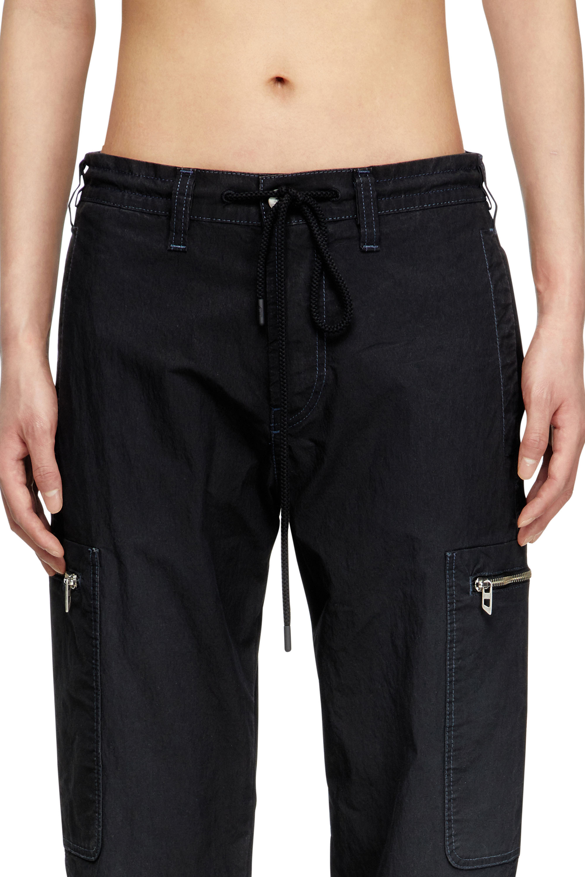 Slim D-Lab JoggJeans® 068SJ, Nero/Grigio scuro Diesel - Slim D-Lab JoggJeans® 068SJ Unisex, Nero/Grigio scuro - Image 5