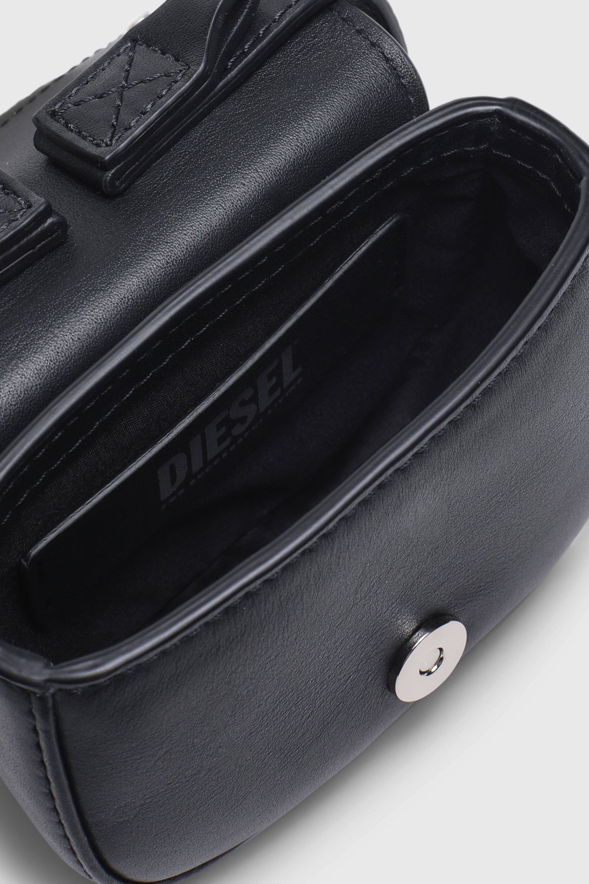 Diesel - 1DR XS, 1DR XS-Iconica mini borsa con placca D logo Donna in Nero - 2