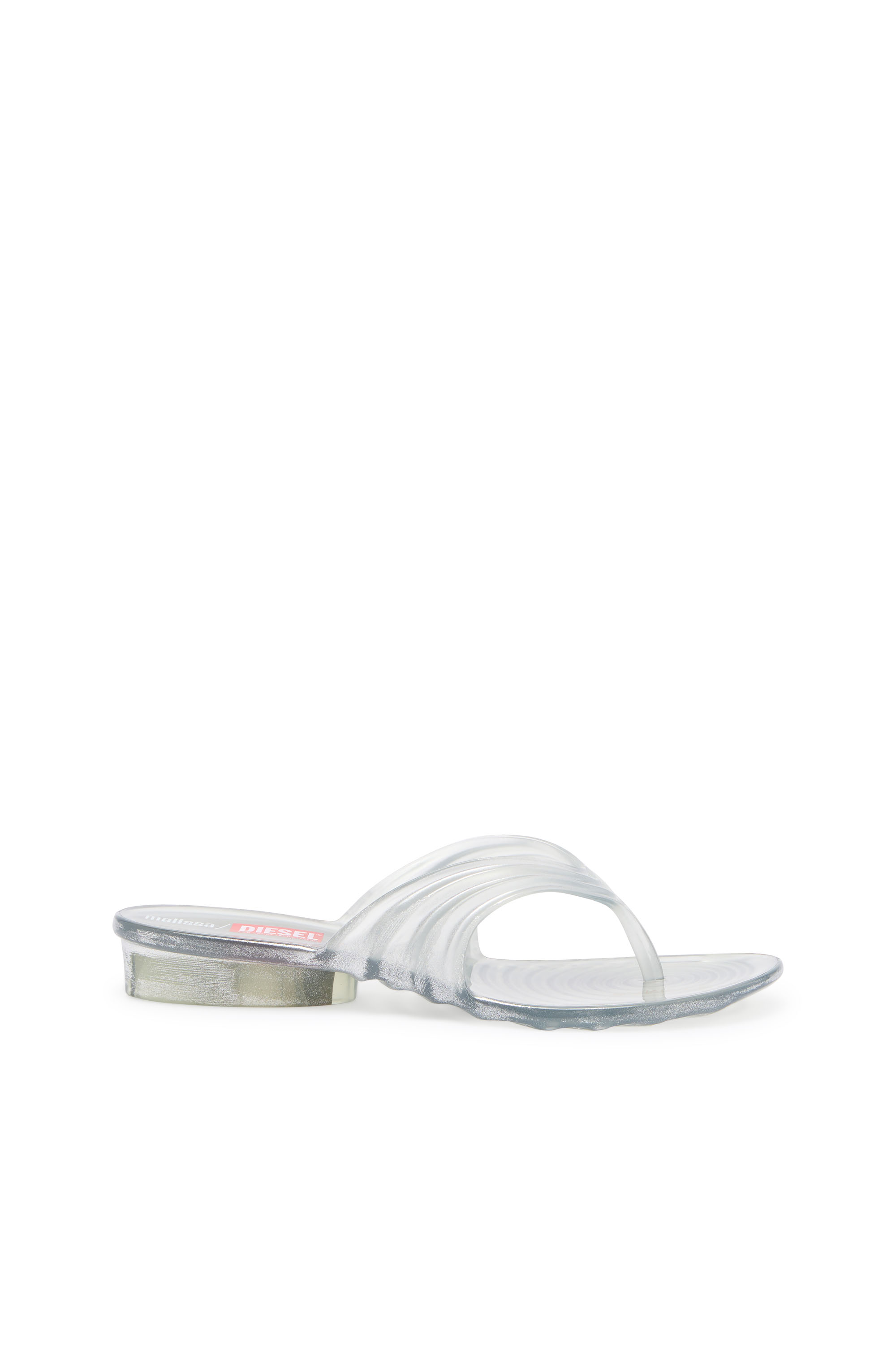 Diesel - MELISSA QUANTUM THONG, Infradito in Melflex&reg; Donna in Argento - 1