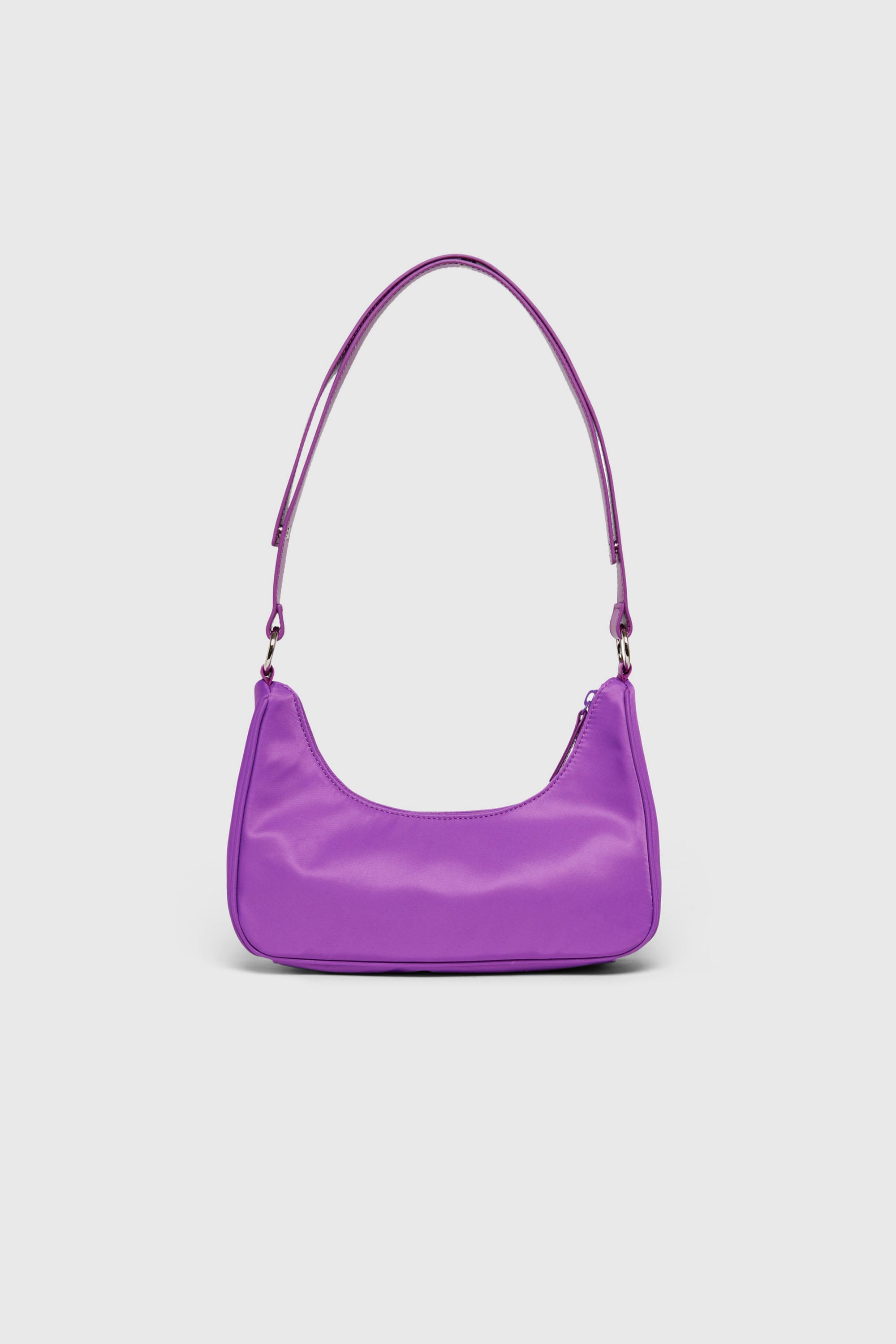 Diesel - WUNSY, WUNSY - Borsa a spalla in nylon con logo Oval D Donna in Viola - 2