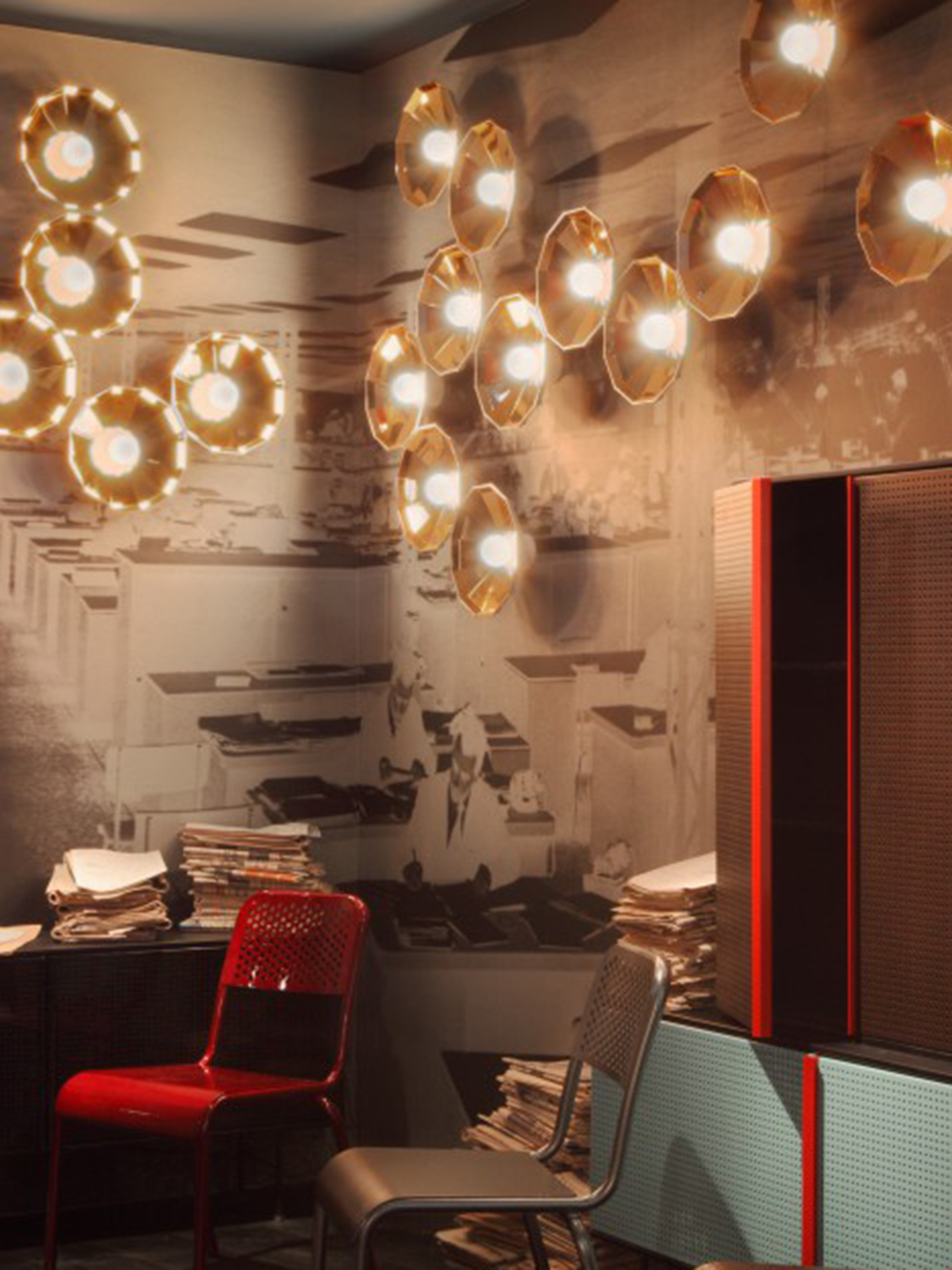 Diesel - MYSTERIO PARETE/SOFF, Lampada a parete di ispirazione vintage Unisex in Bianco - 3