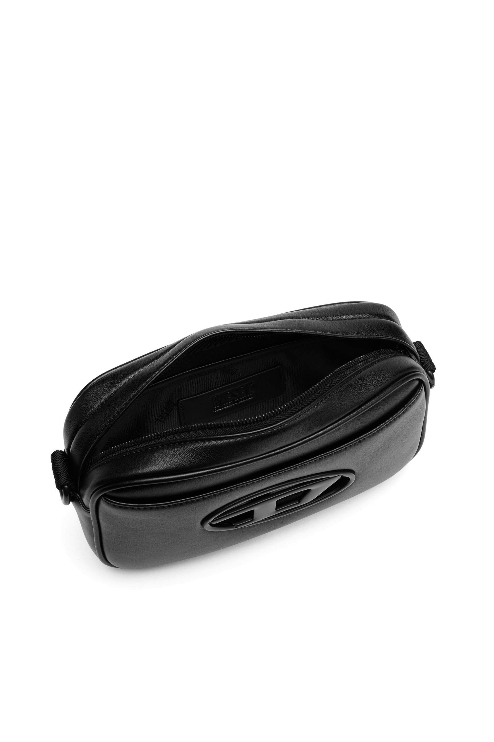 Diesel - HOLI-D CAMERA BAG, Man Holi-D-Camera bag in neoprene and PU in Black - Image 4