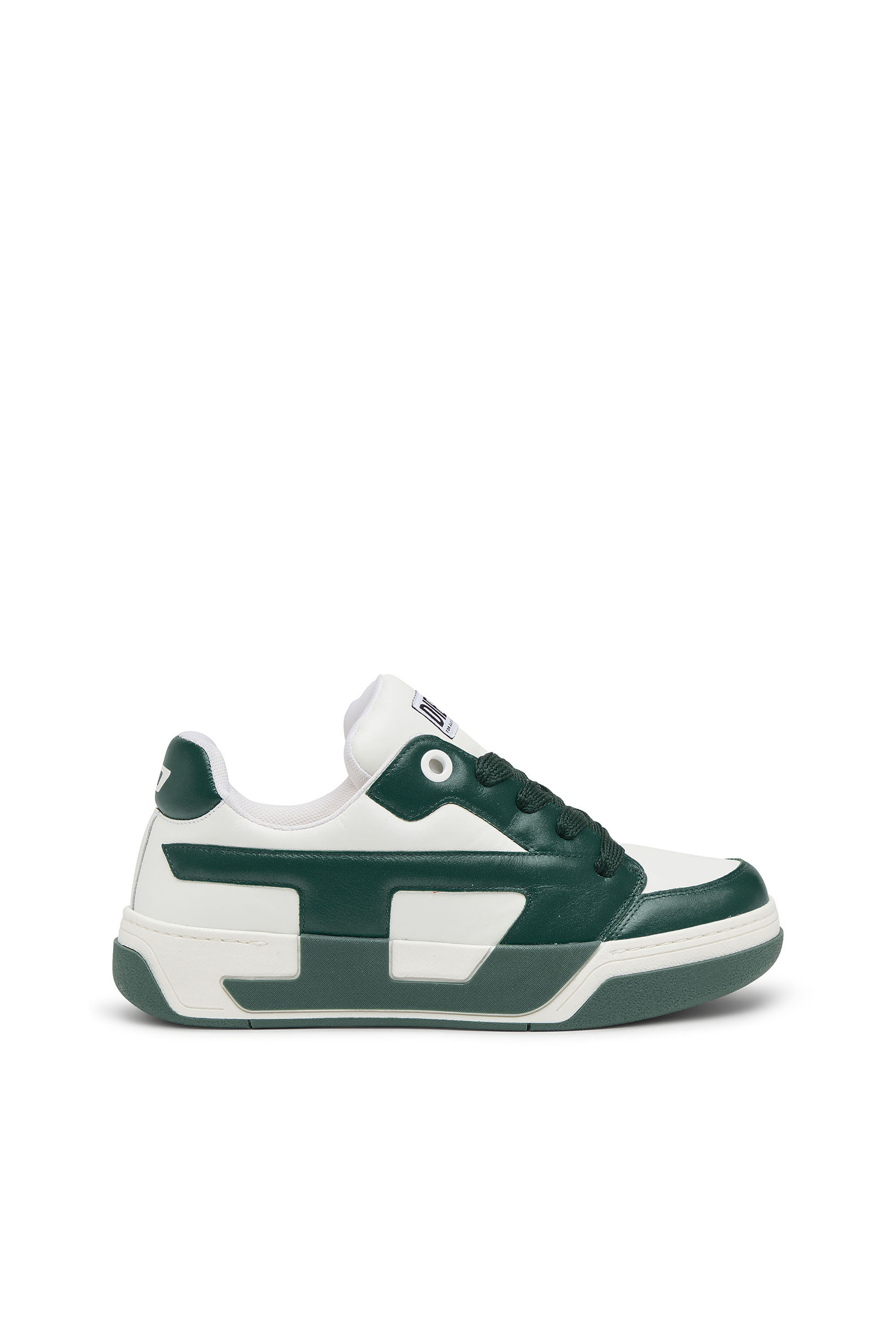 Diesel - S-D-OLLIE LOW, S-D-Ollie-Sneaker da uomo in pelle color block Uomo in Bianco - 1