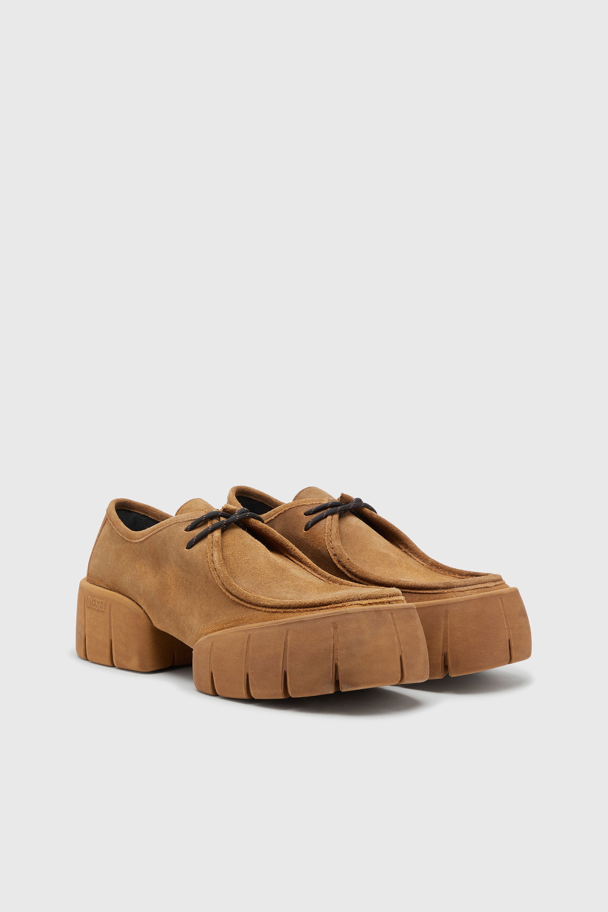 Diesel - D-TEX WB, D-Tex-Scarpe mocassino in suede cerato Uomo in Marrone - 2
