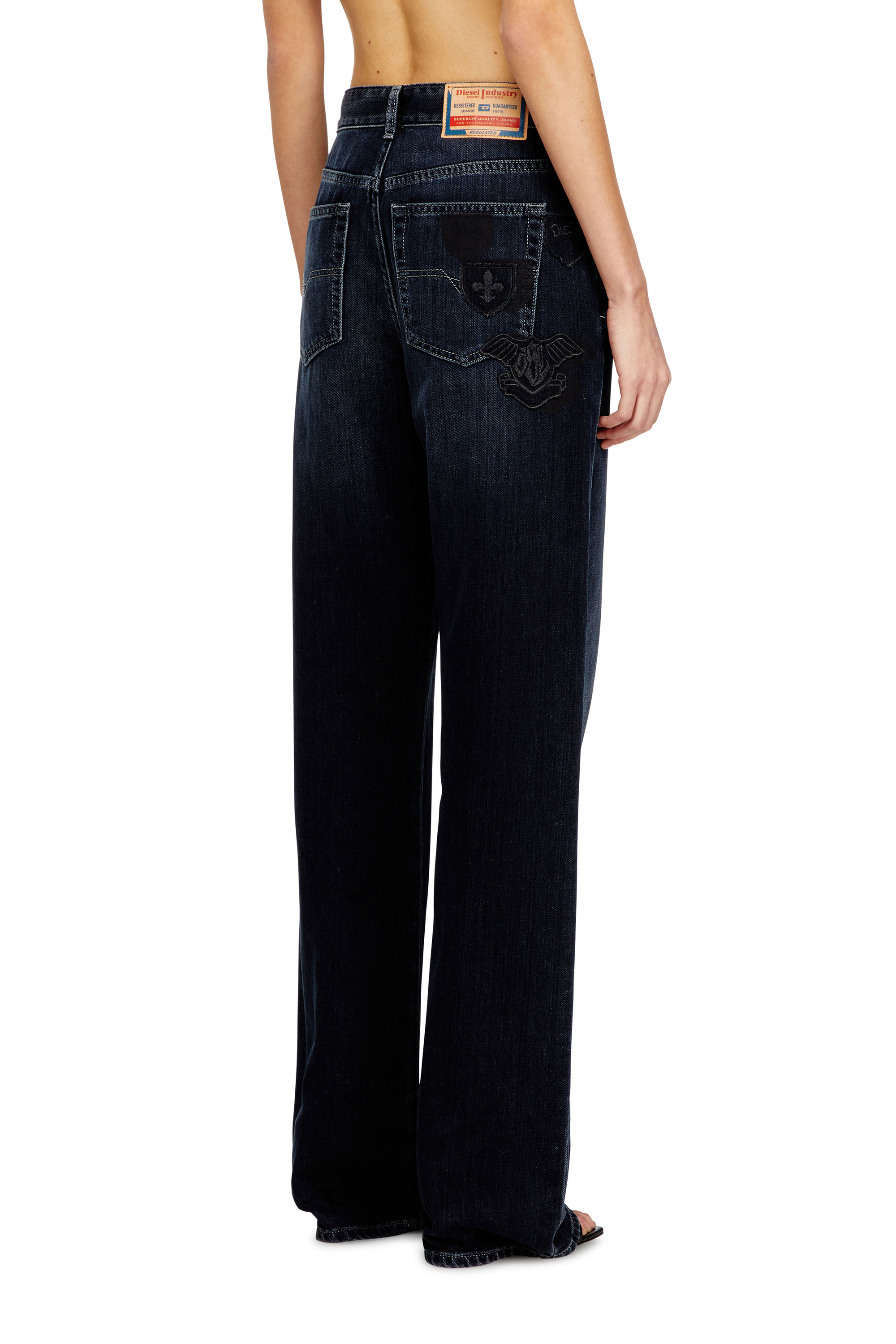 Diesel - Regular Jeans 1971 D-Sent 09Q19 Donna, Blu Scuro - Image 4