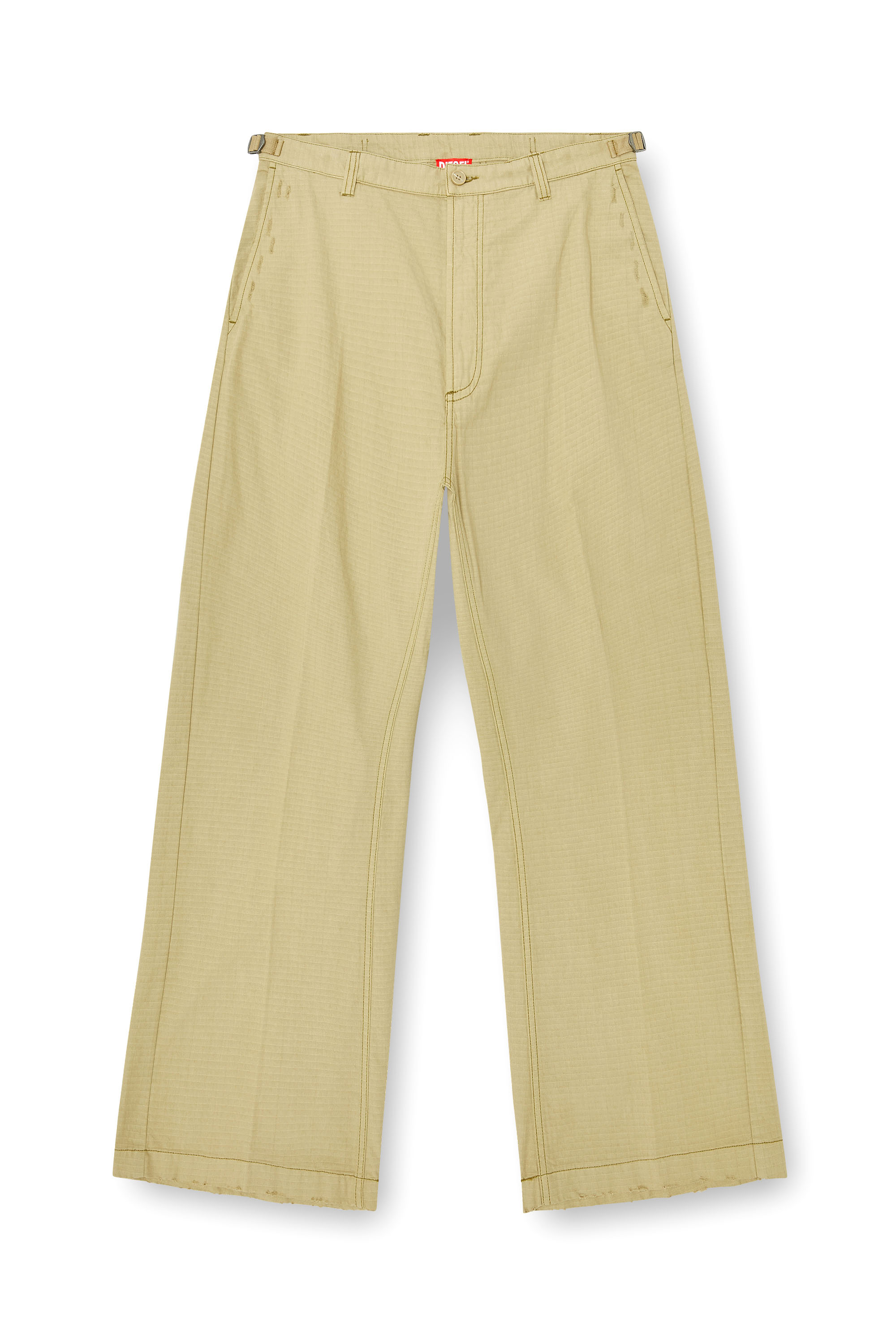 Diesel - P-BALL, Pantaloni in ripstop di cotone con fibbie laterali Uomo in ToBeDefined - 4