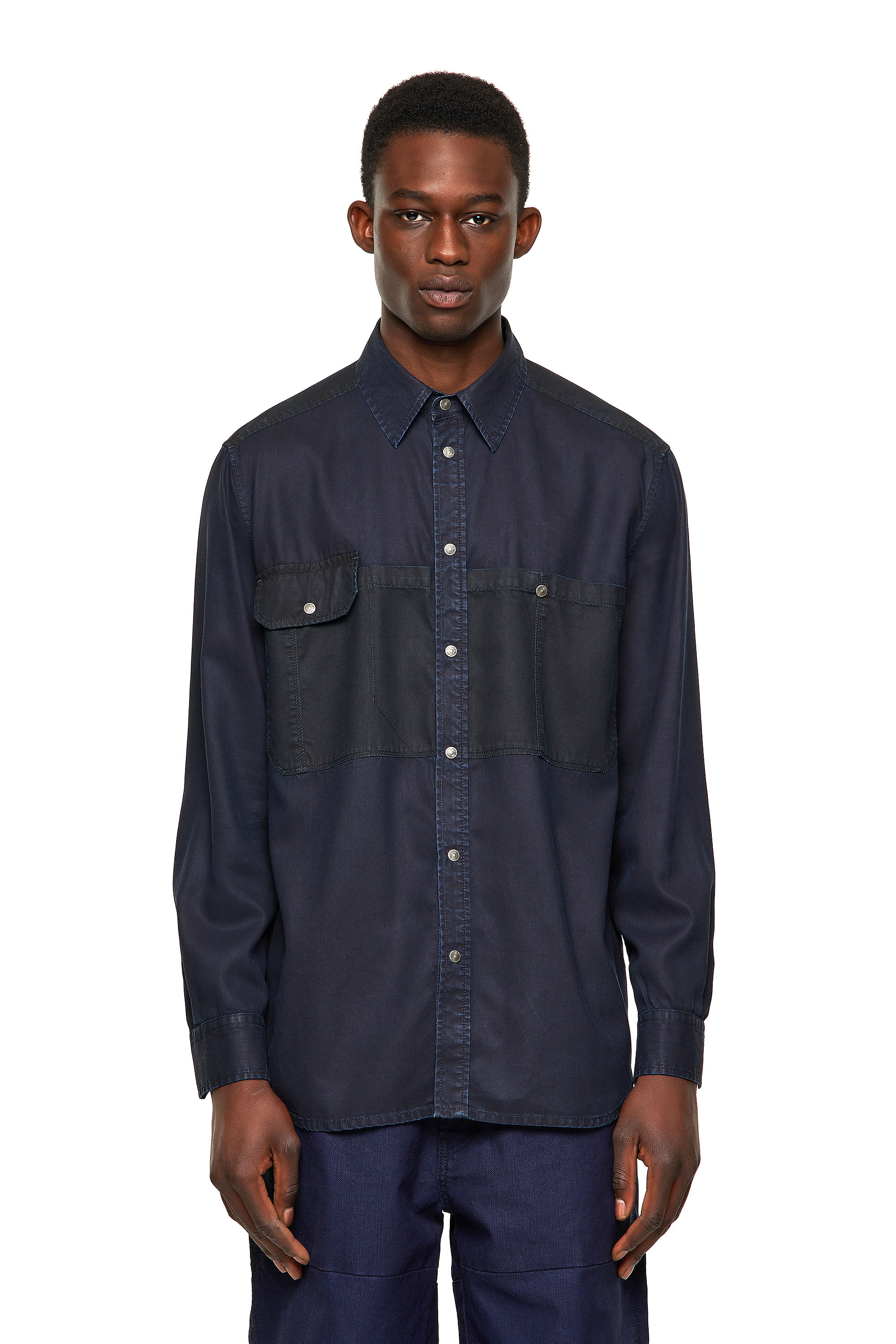 D-MILLY-SP1, Blu Scuro - Camicie in Denim