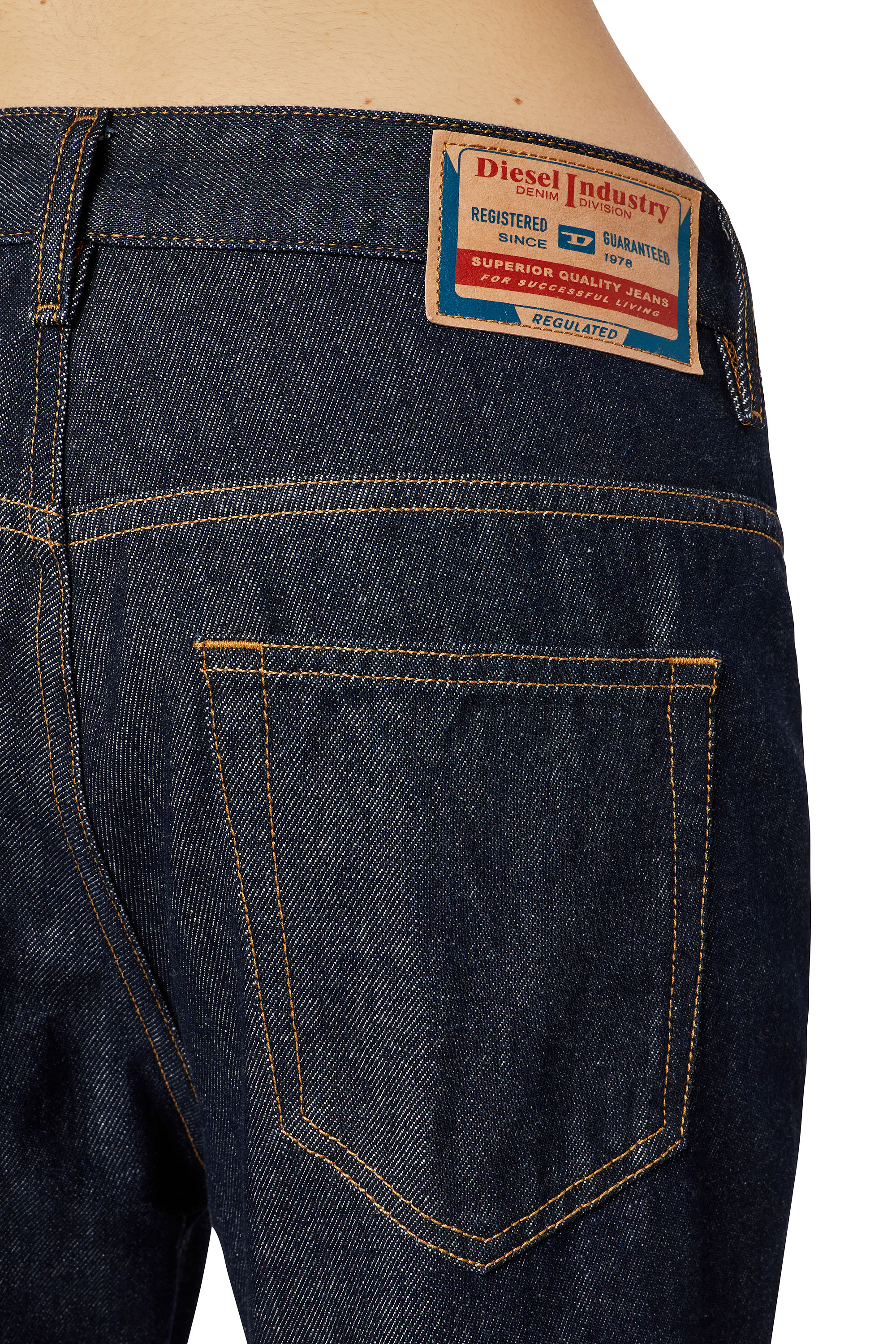 Diesel - Fayza Z9C02 Boyfriend Jeans, Blu Scuro - Image 4