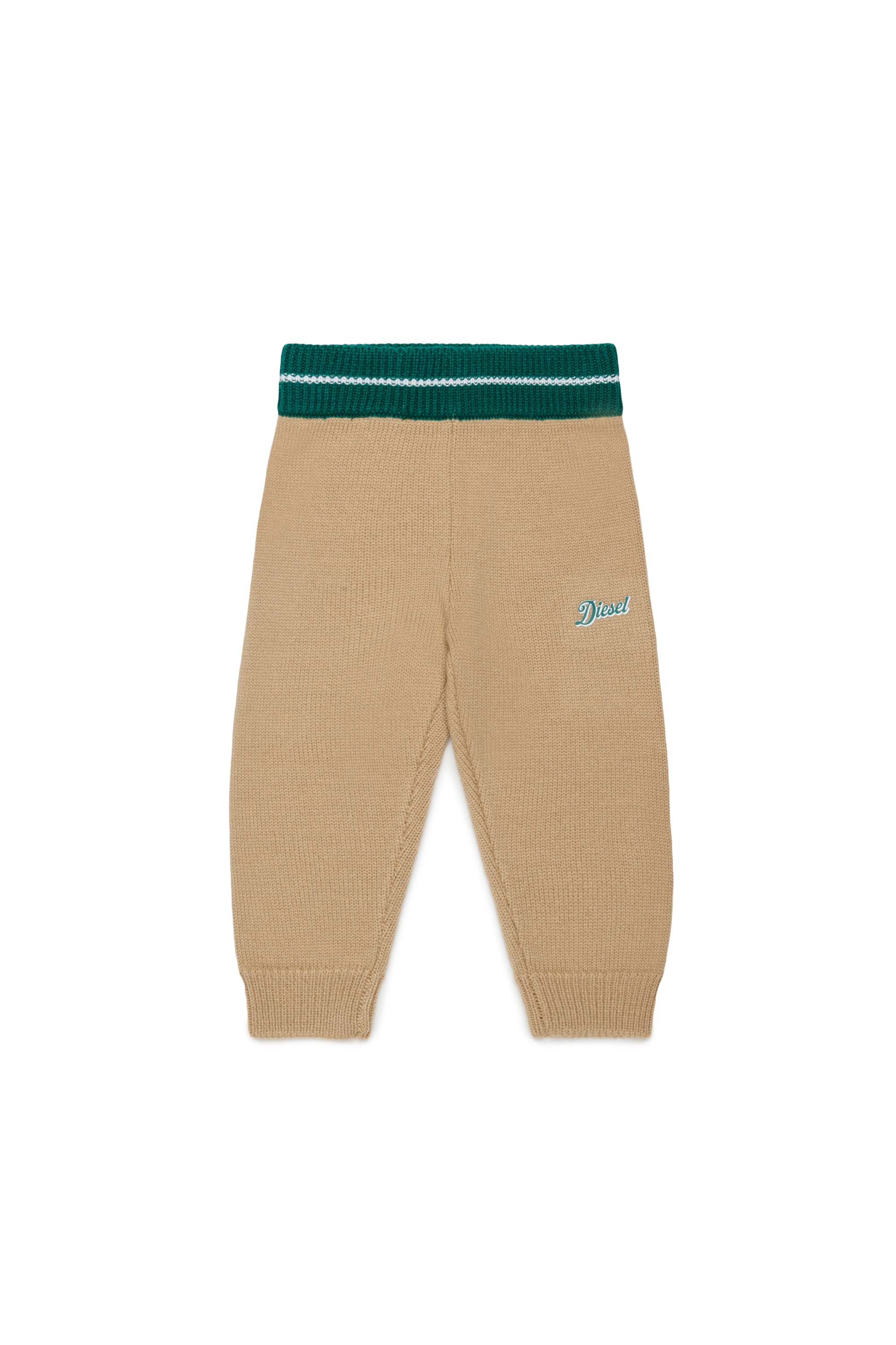 Diesel - PMOB, Pantaloni in misto lana a maglia Unisex in Marrone - 1