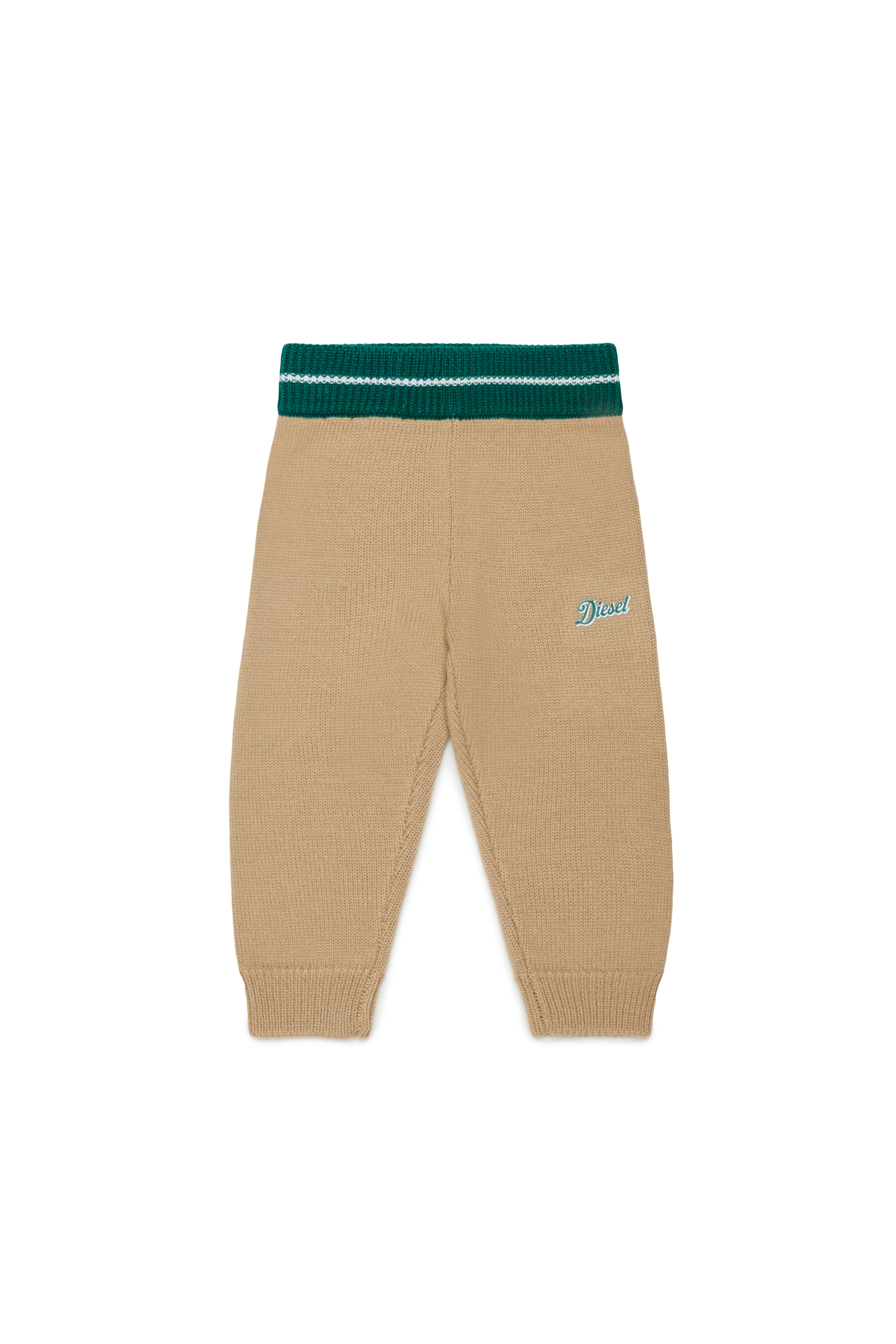 Diesel - PMOB, Pantaloni in misto lana a maglia Unisex in Marrone - 1
