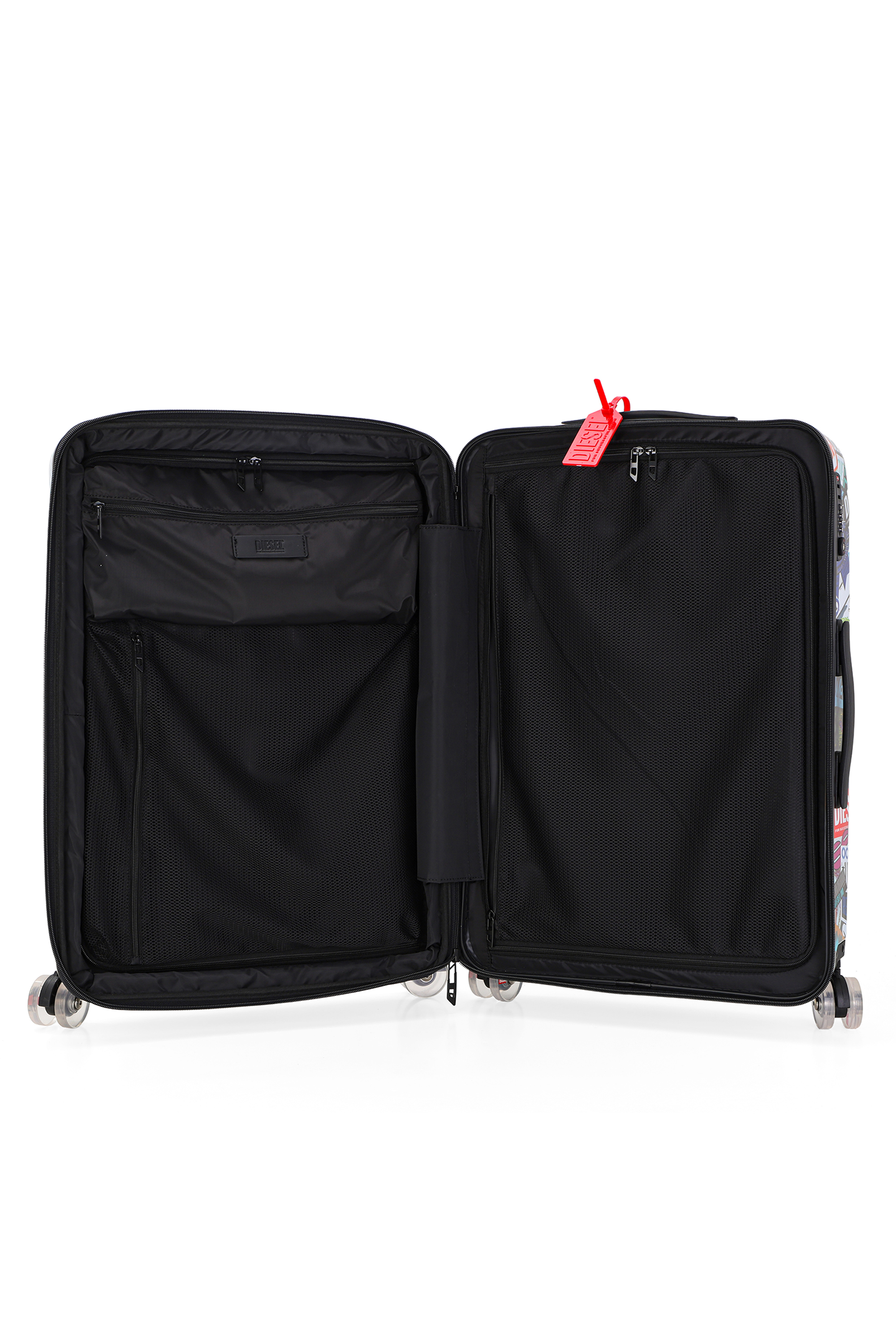 Diesel - DIESEL PC PRINTED TROLLEY-STICKERS- DSL0, Valigia stile sticker taglia M Unisex in Multicolor - 3