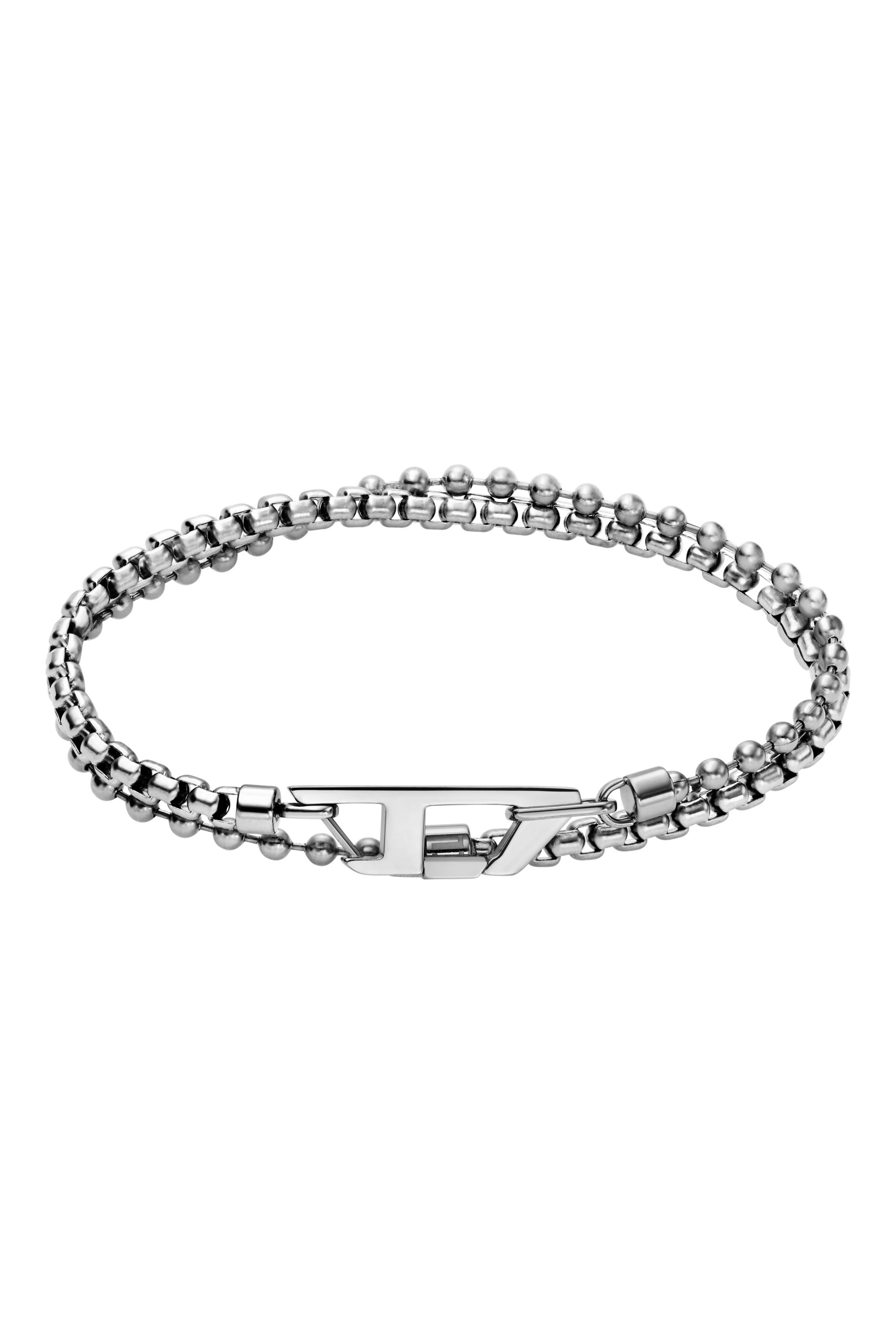 Diesel - DX1473, Bracciale a catena in acciaio inossidabile Unisex in Argento - 1