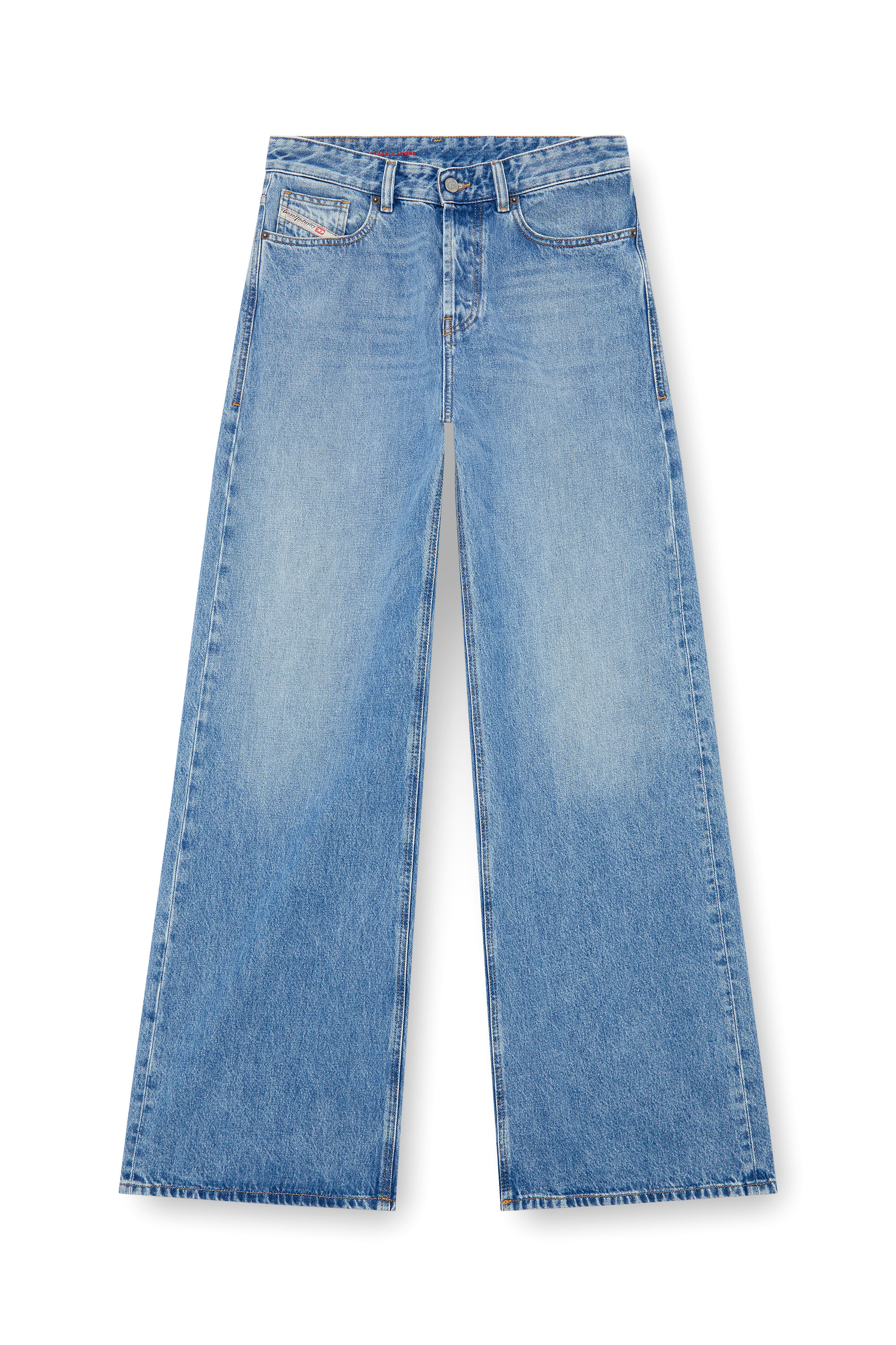 Relaxed Jeans 1996 D-Sire 09I29, Blu Chiaro Diesel - Relaxed Jeans 1996 D-Sire 09I29 Donna, Blu Chiaro - Image 2