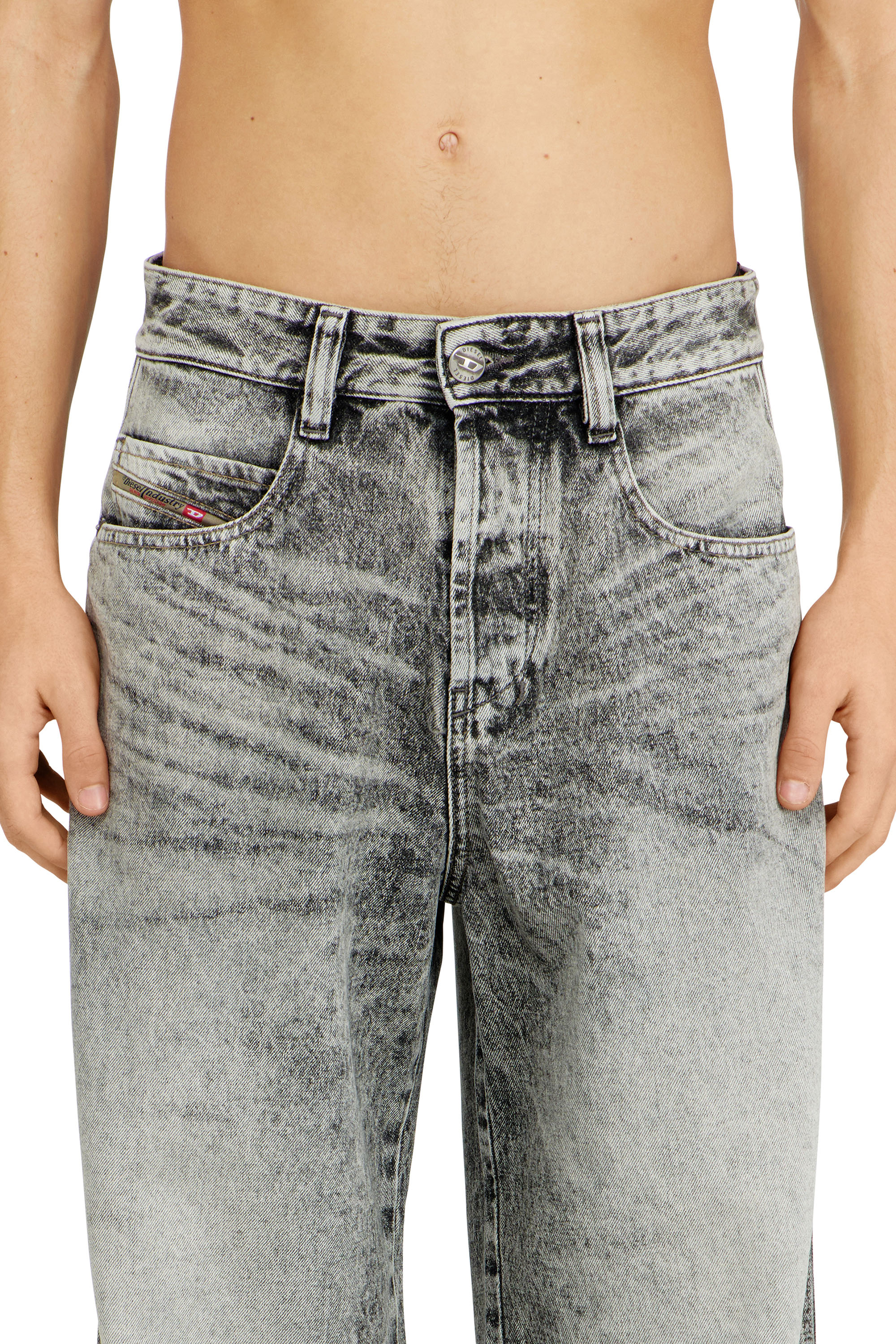 Diesel - Relaxed Jeans 1997 D-Enim-M 09P11 Unisex, Grigio Chiaro - Image 5