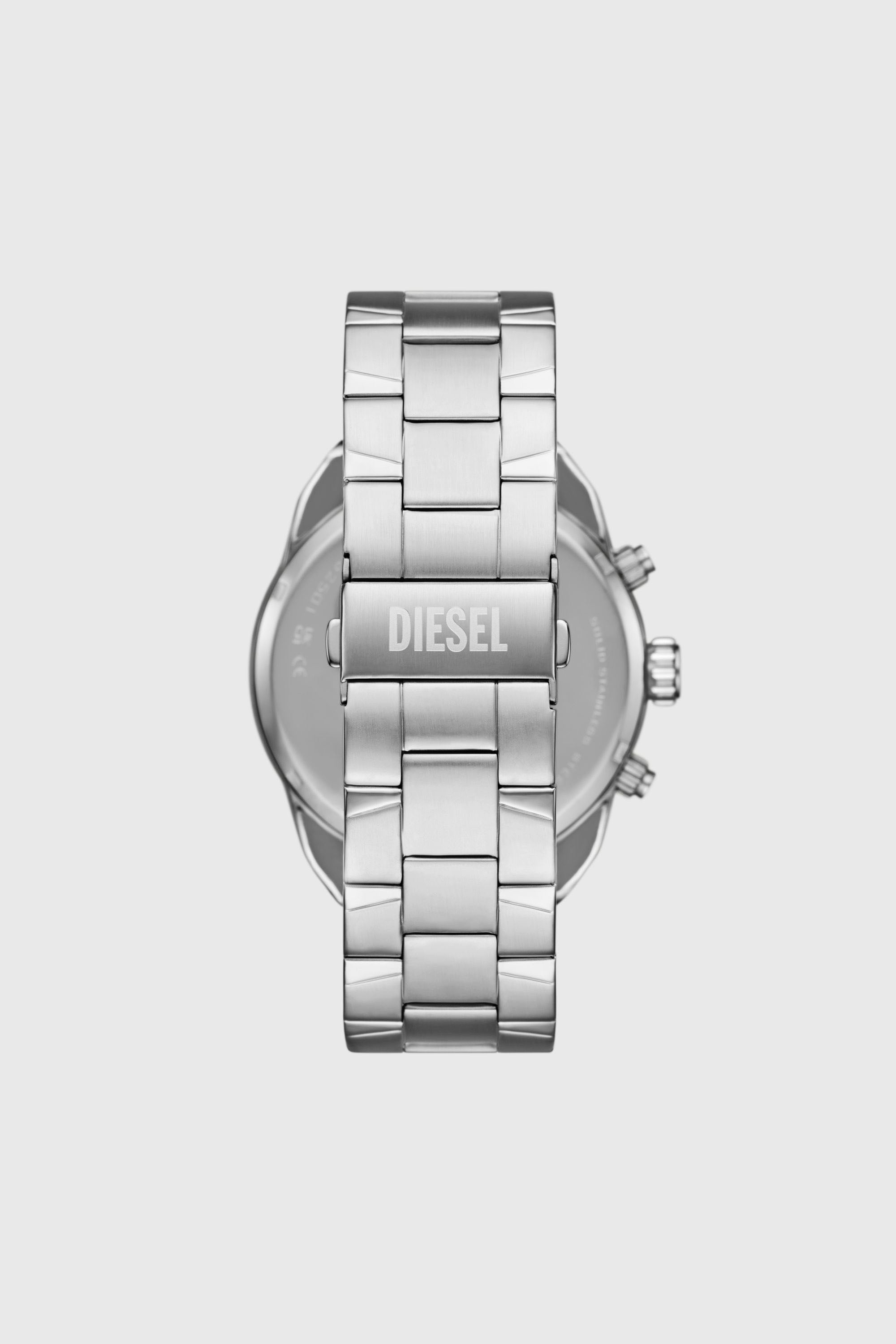 Diesel - DZ4677, Orologio Spiked con cinturino in acciaio inossidabile Uomo in Argento - 2