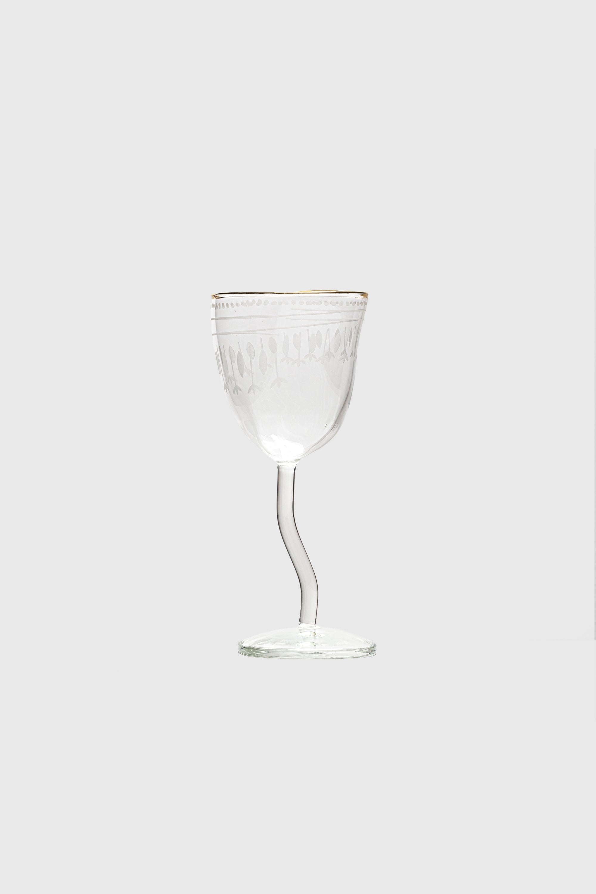 Diesel - 11250 WINE GLASS "CLASSIC ON ACID - TRAD, Calice in vetro Unisex in Bianco - 1