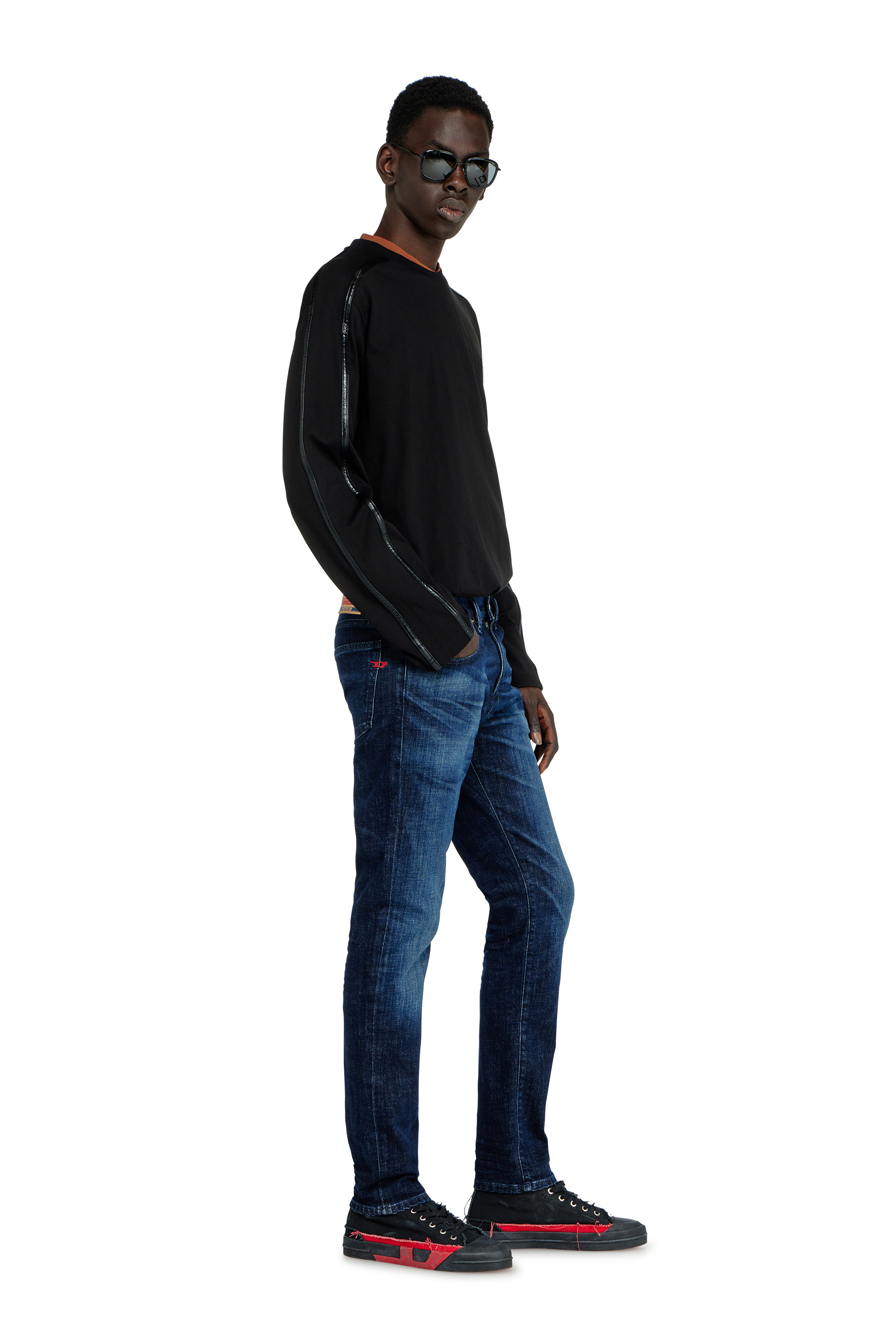 Diesel - Slim Jeans 2019 D-Strukt 0ADBL Uomo, Blu Scuro - Image 2