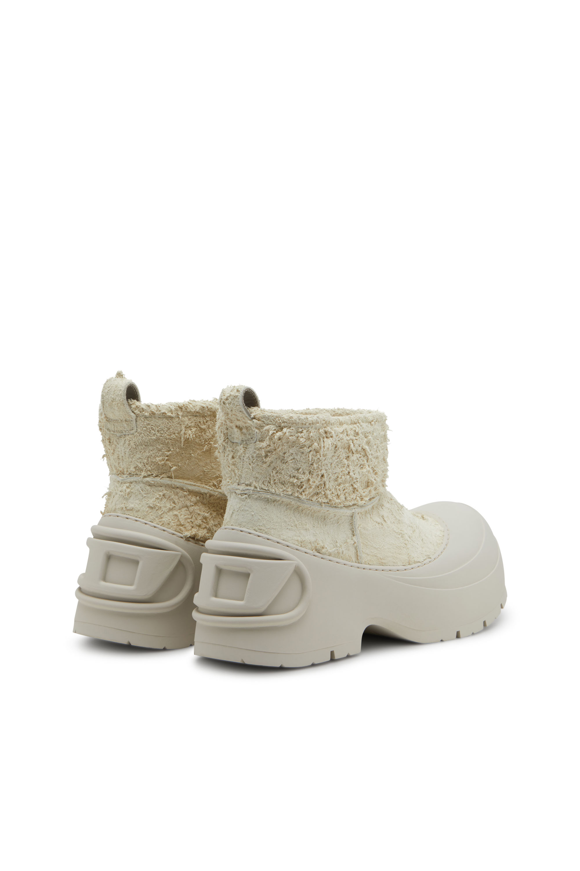 Diesel - D-DONALD MONTONE, Stivaletto chunky con suola carrarmato Uomo in Bianco - 3