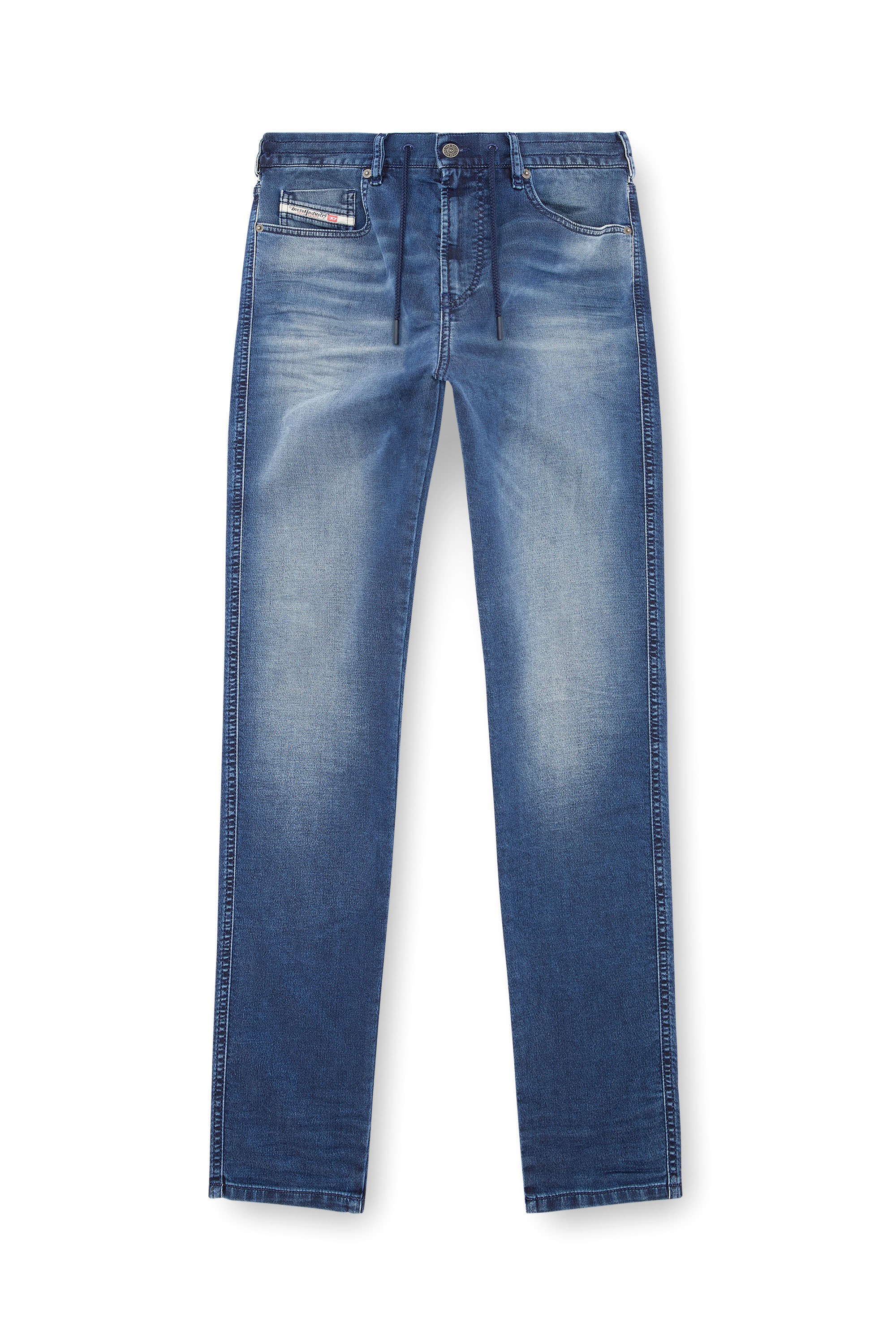 Diesel - Slim 2060 D-Strukt Joggjeans® 068LX Uomo, Blu Scuro - Image 3