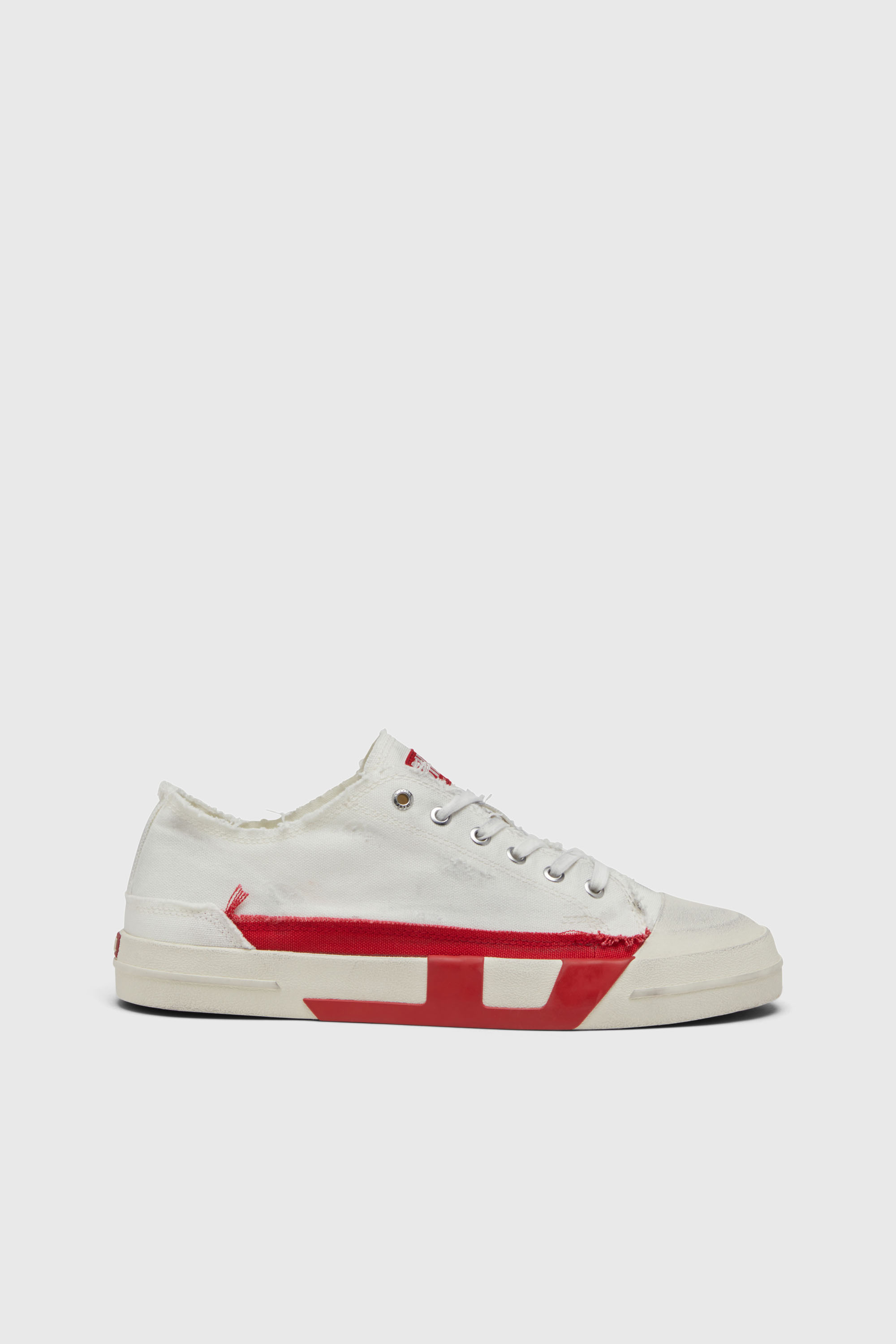 Diesel - S-D-VERSE LOW II, S-D-Verse-Sneaker in canvas effetto dirt Uomo in Multicolor - 1