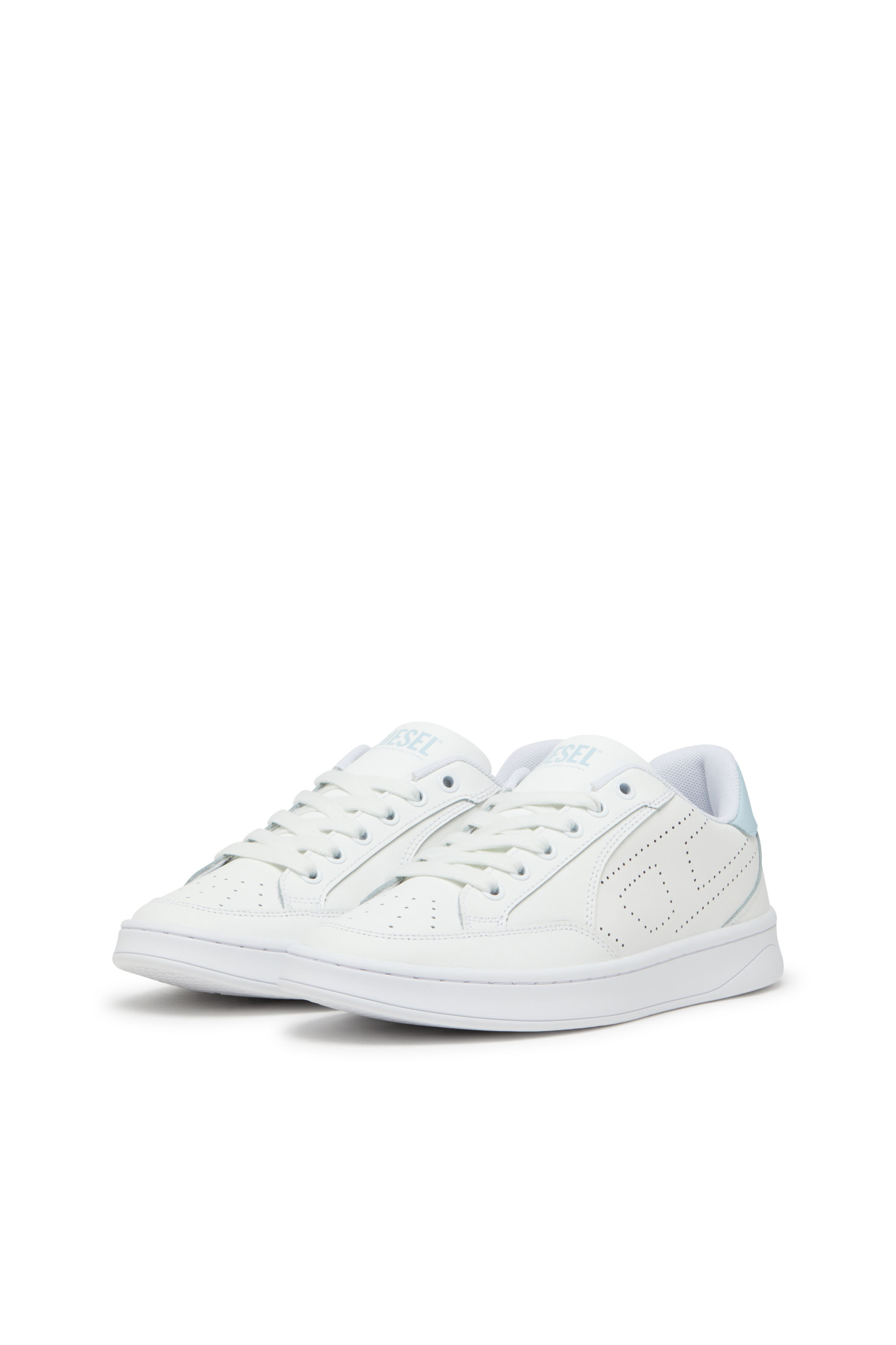 Diesel - S-DAKOTA LOW W, S-Dakota-Sneaker in pelle con logo perforato Donna in Multicolor - 8