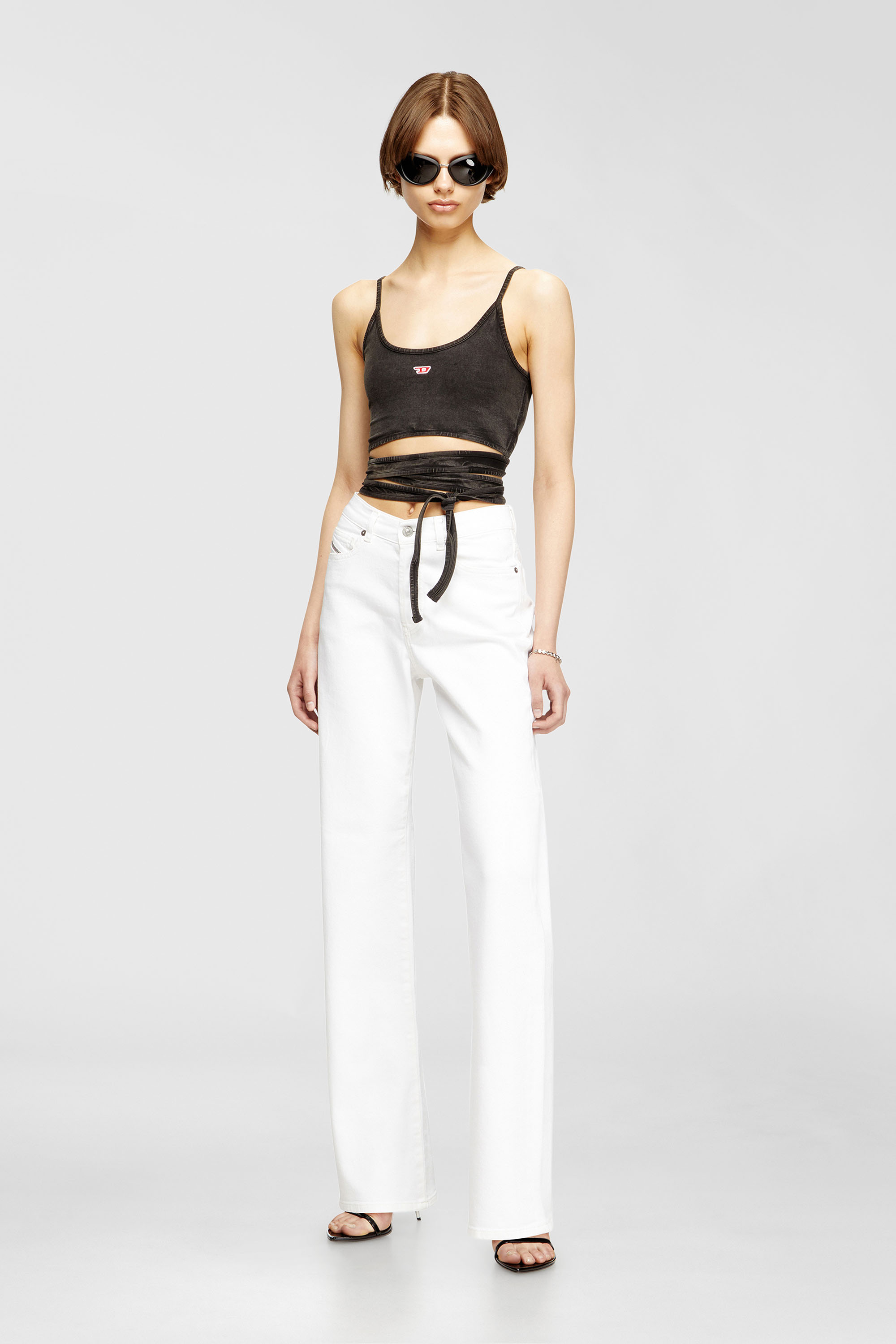 Diesel - Regular Jeans 1971 D-Sent 09K05 Donna, Bianco - Image 1