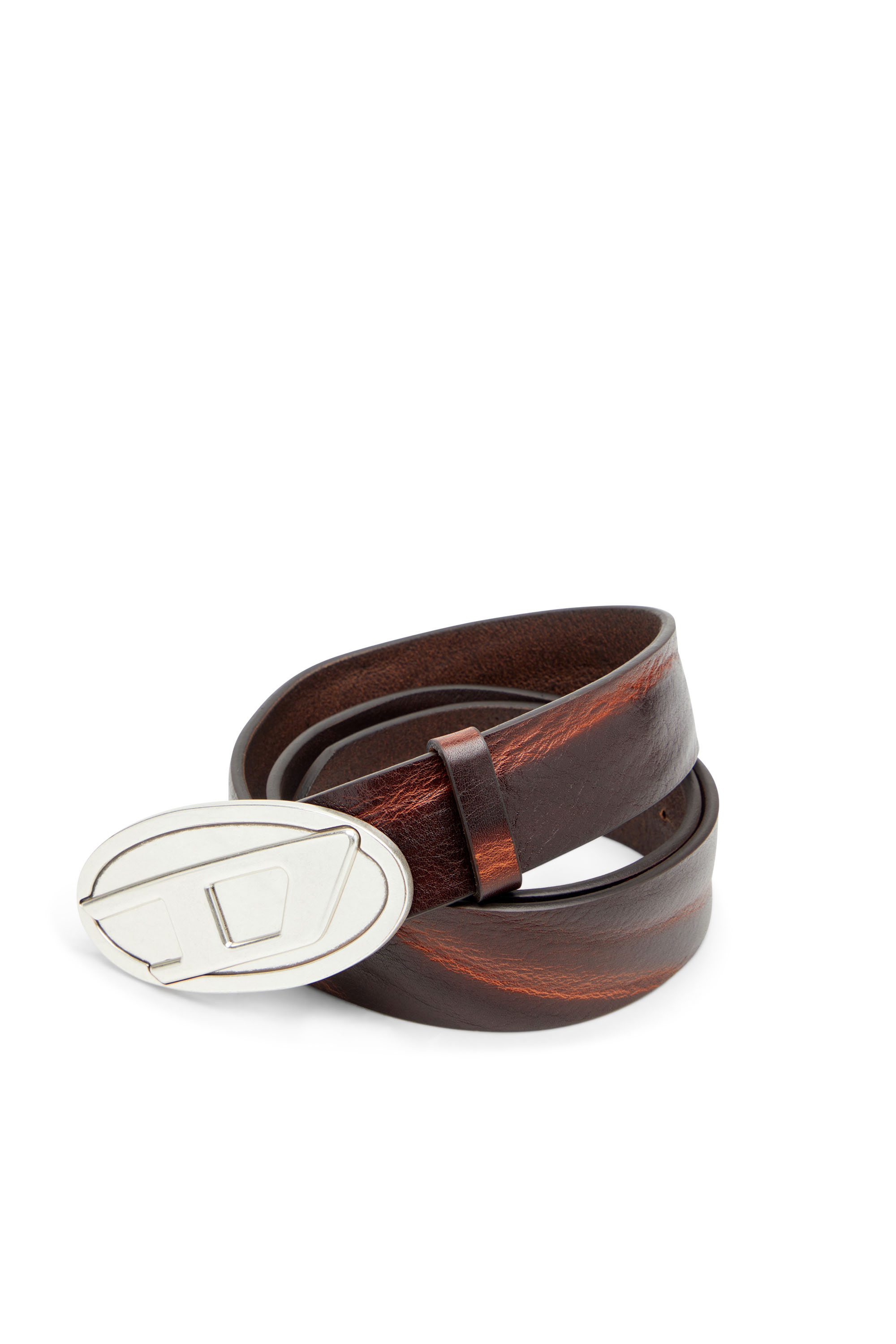 Diesel - B-1DR 2.0, Cintura 4 cm in pelle cerata Uomo in ToBeDefined - 3
