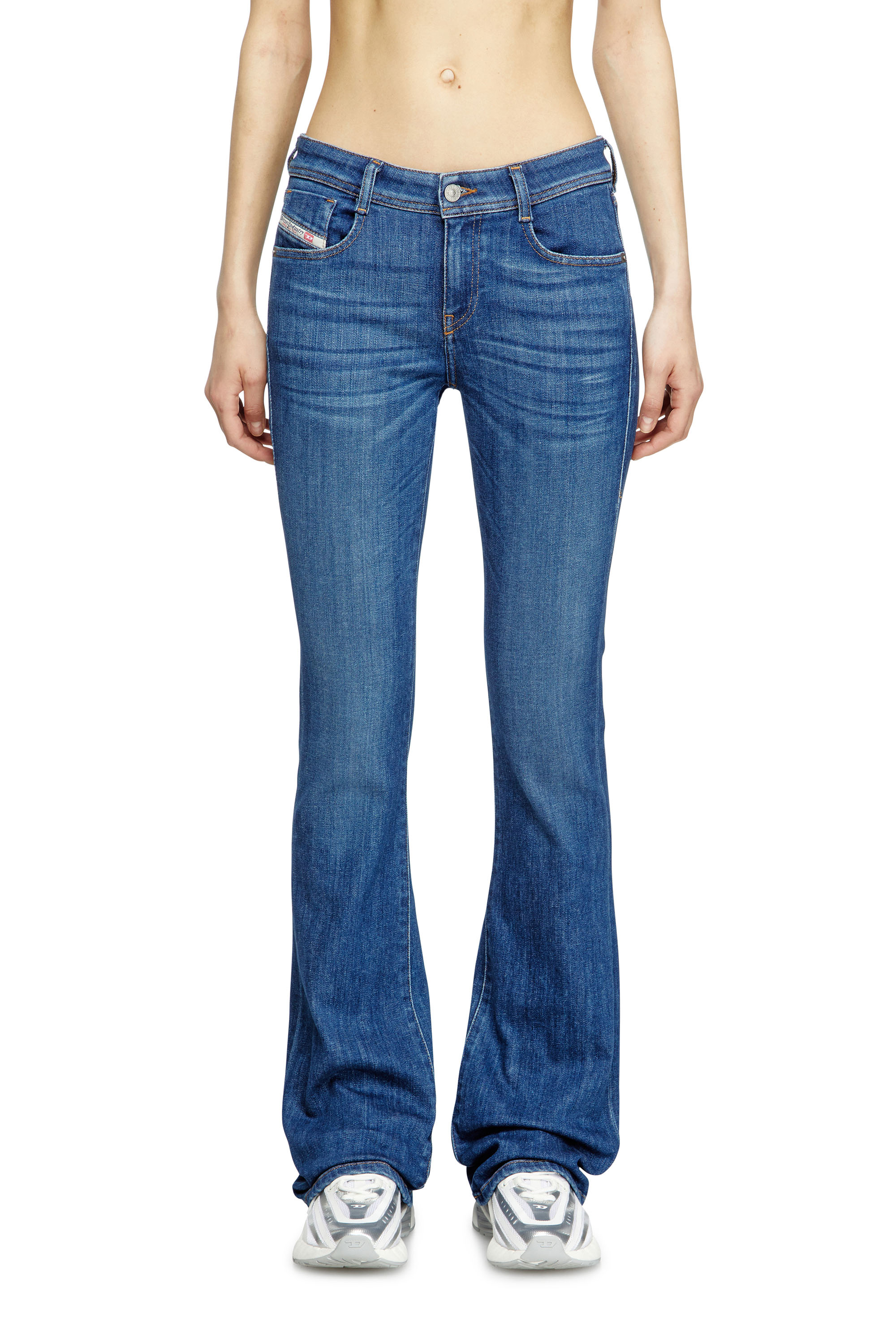 Diesel - Bootcut Jeans 1969 D-Ebbey 09M73 Donna, Blu medio - Image 1