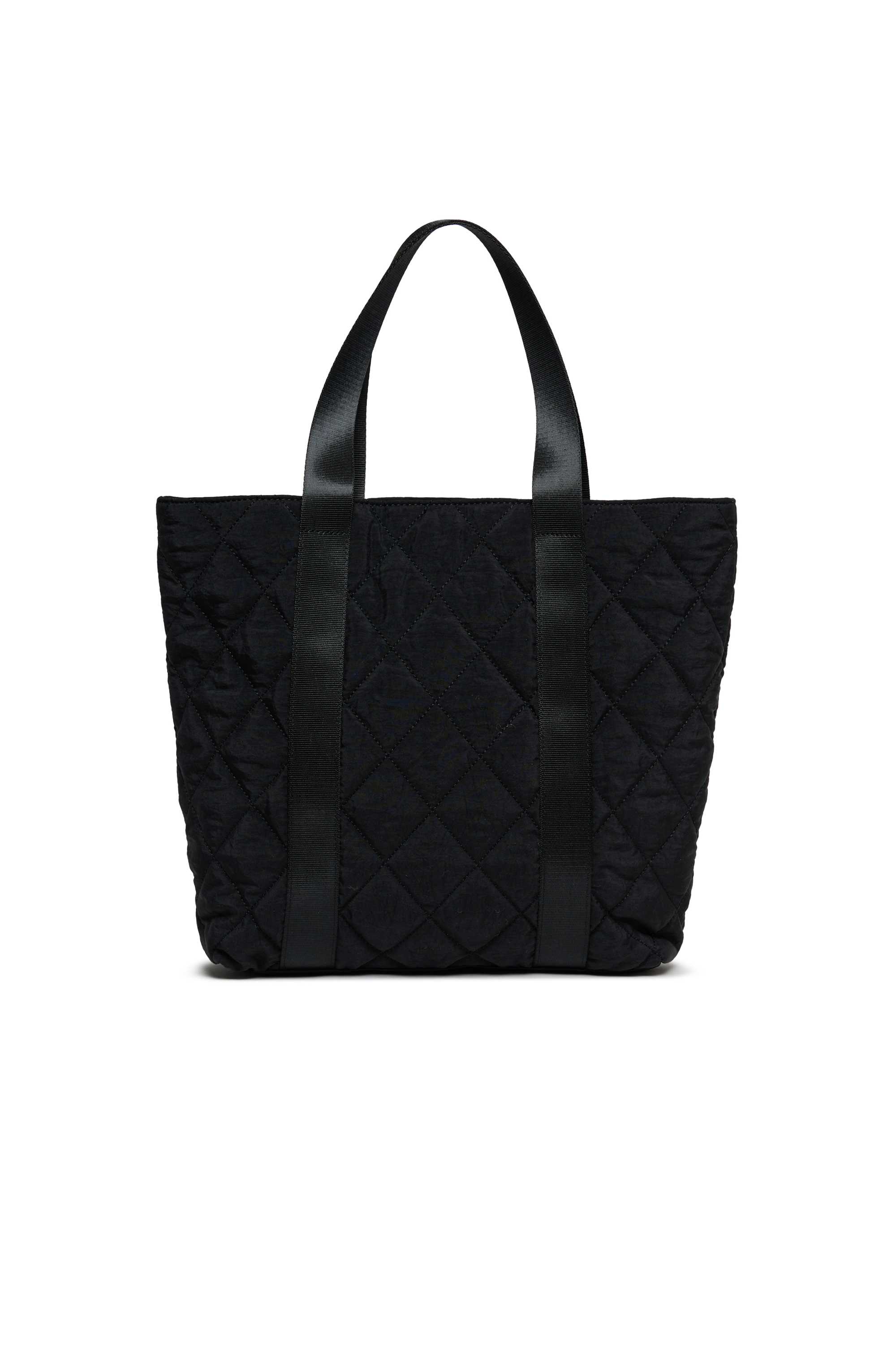 Diesel - WMONTY, WMONTY - Tote bag in nylon trapuntato Donna in Nero - 2