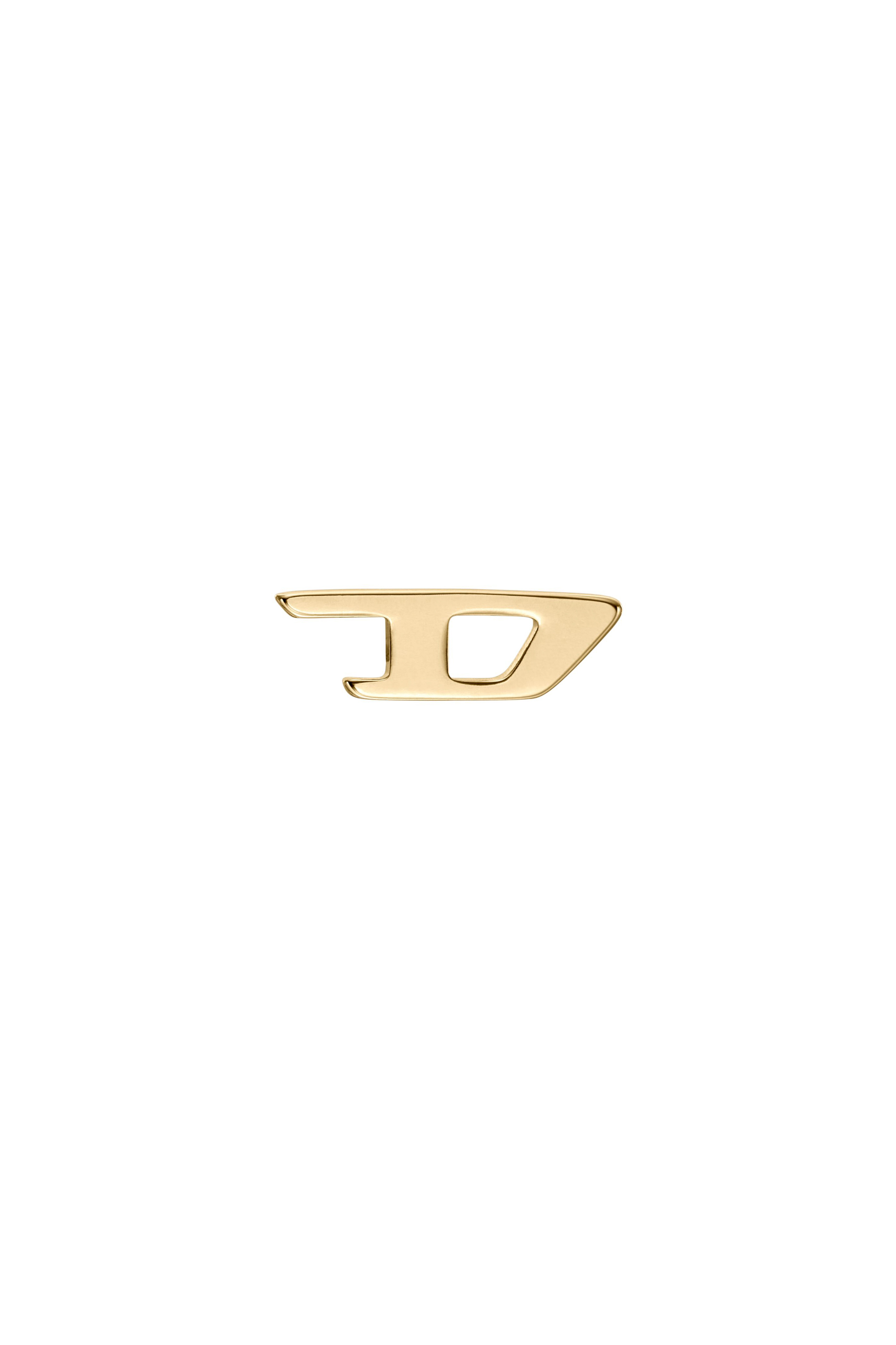 Diesel - DX1520, Unisex Gold-tone Stainless steel stud earring in Oro - Image 2