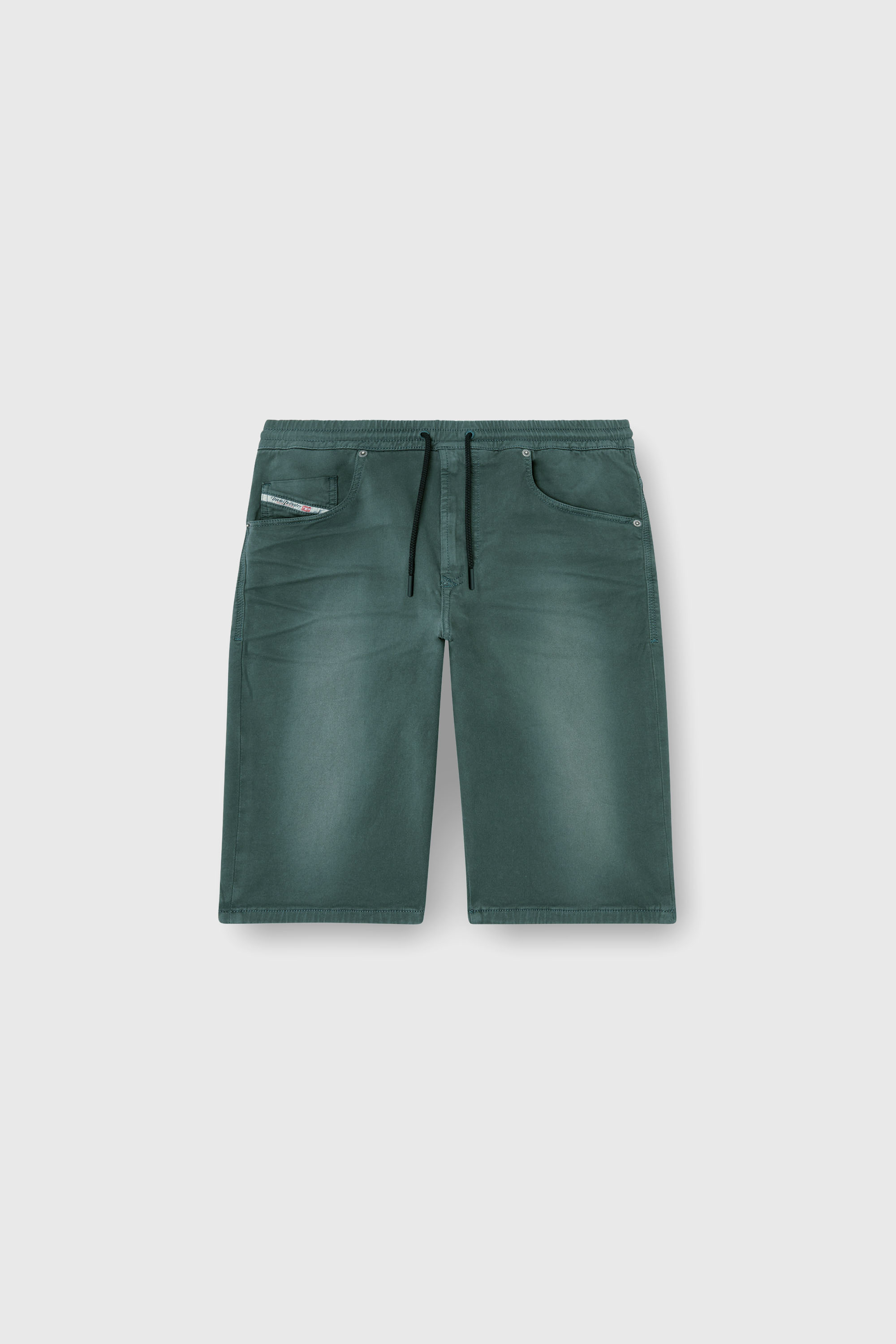 Diesel - 2033 D-KROOLEY-SHORT JOGG, Shorts chino in JoggJeans Uomo in Grigio - 2