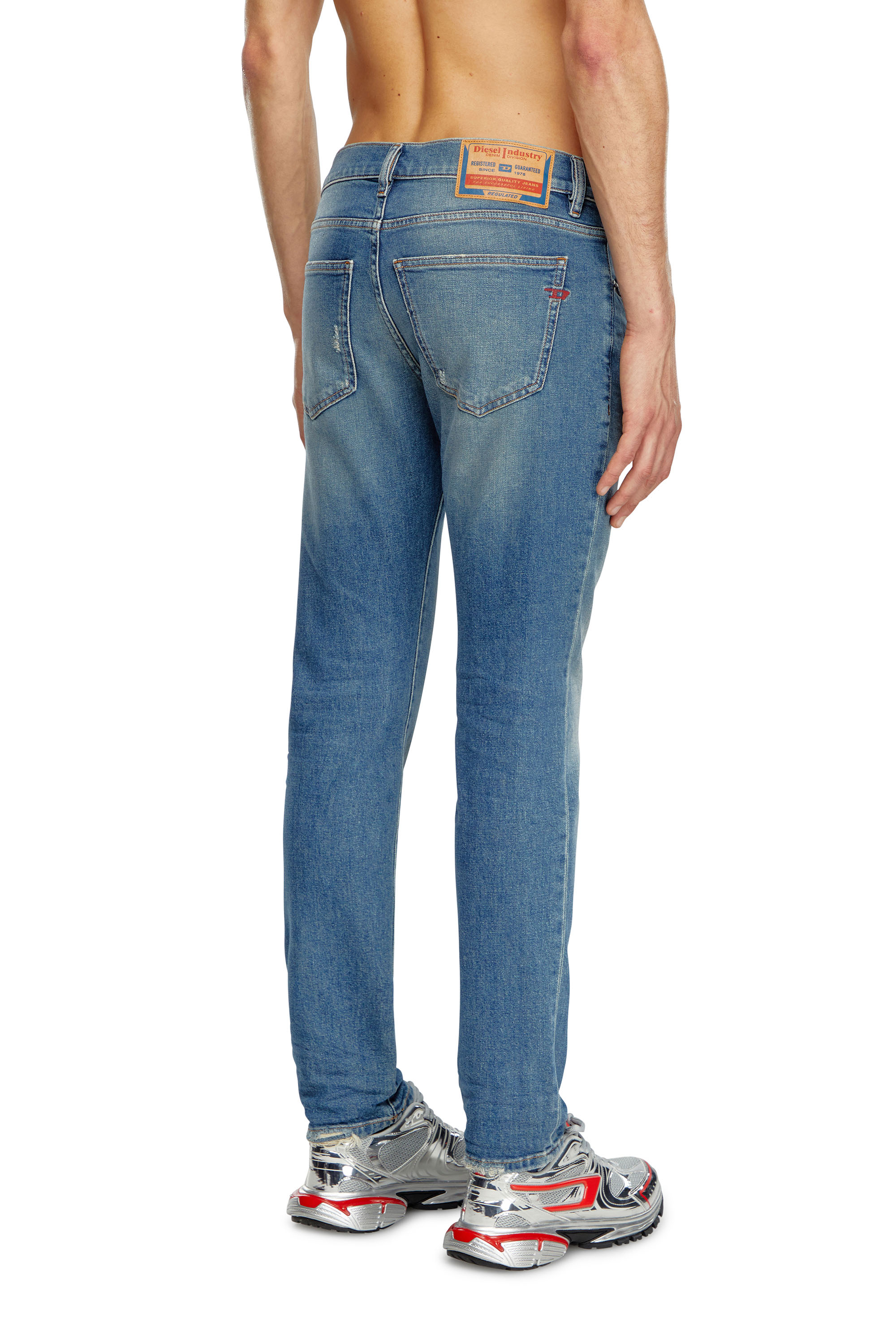 Diesel - Slim Jeans 2019 D-Strukt 0GRDG, Blu Chiaro - Image 4