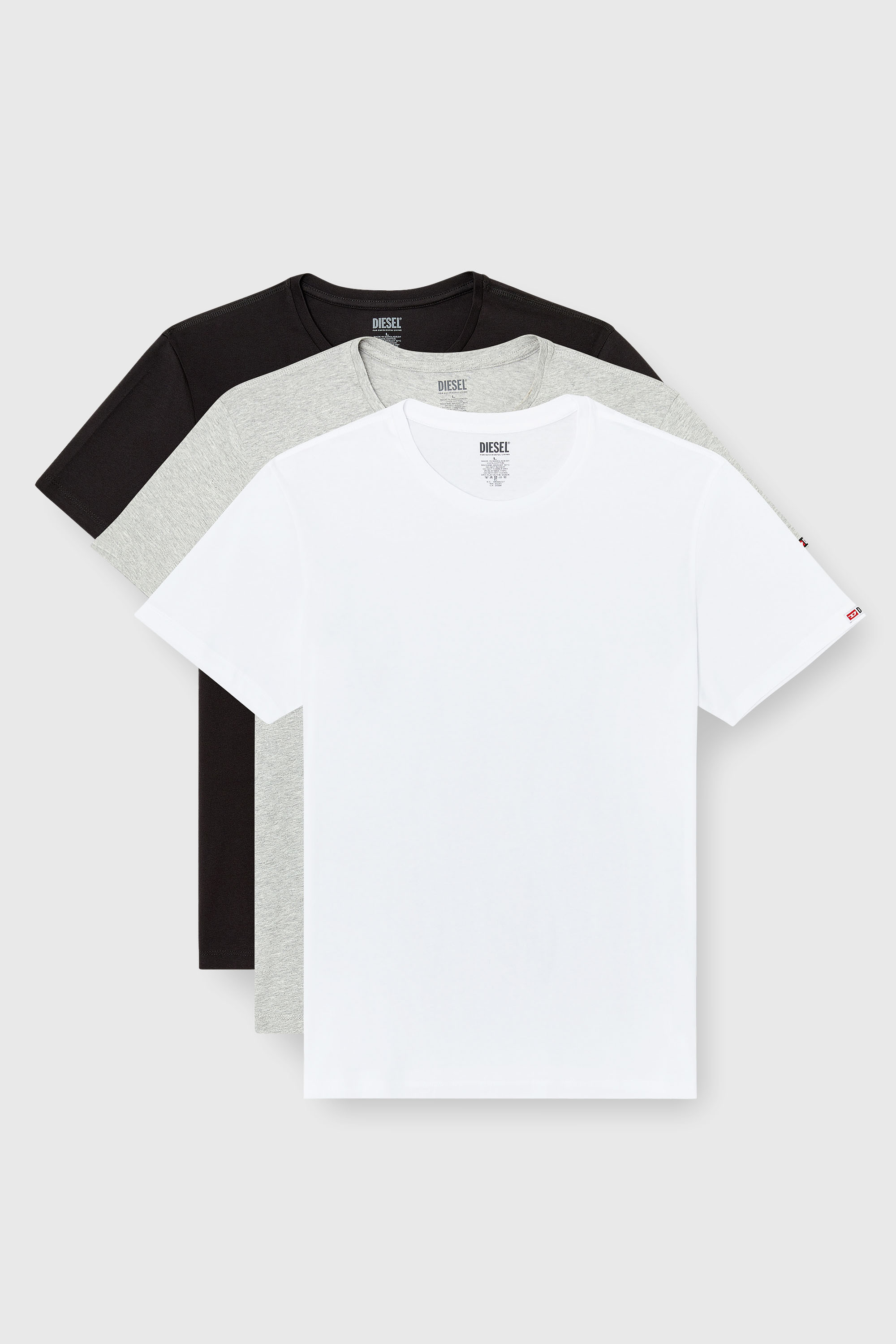 Diesel - RANDAL-D-CORE-3PACK, Set da tre T-shirt in cotone Uomo in Multicolor - 2