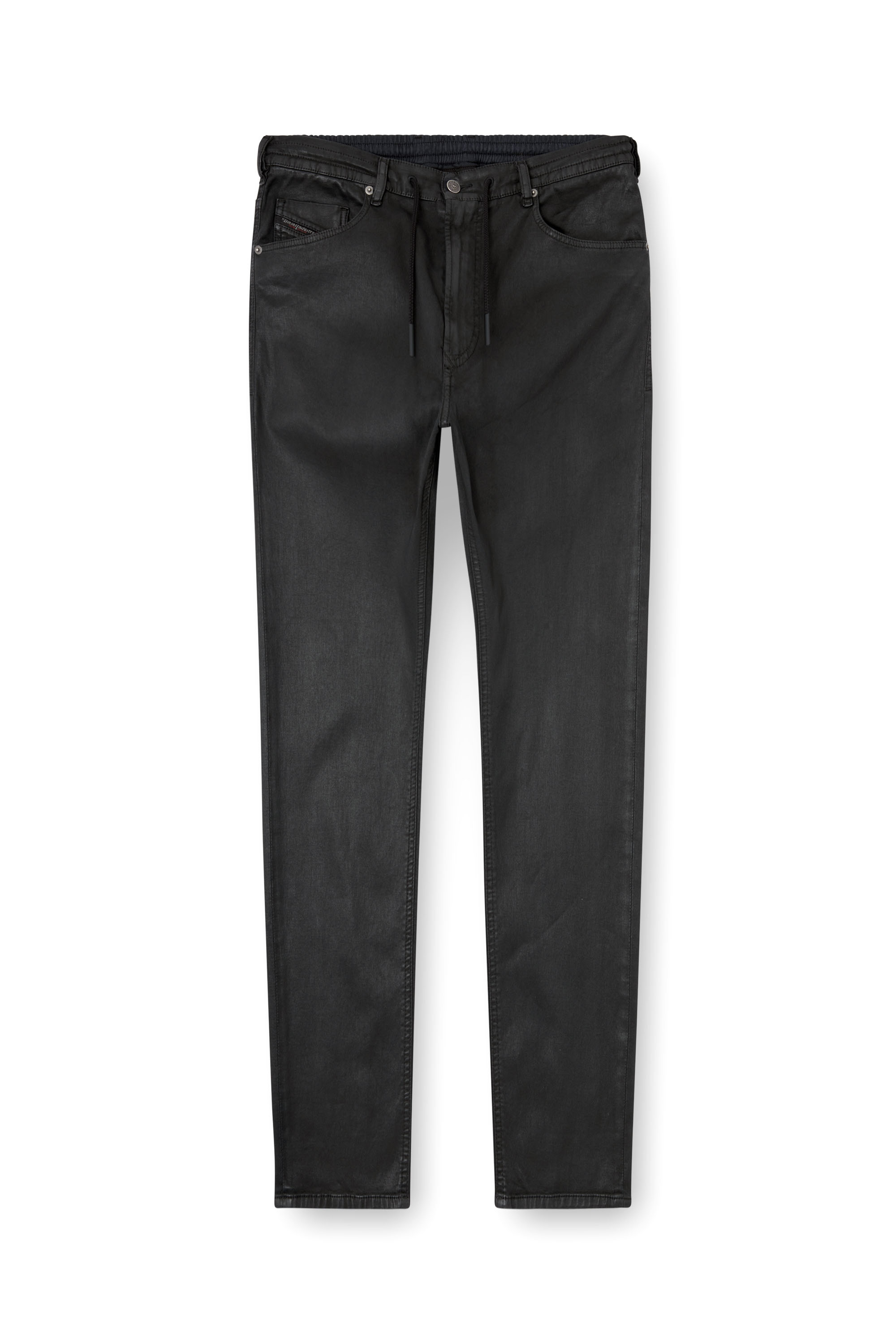 Diesel - Regular 2030 D-Krooley Joggjeans® 068PX Uomo, Nero/Grigio scuro - Image 3