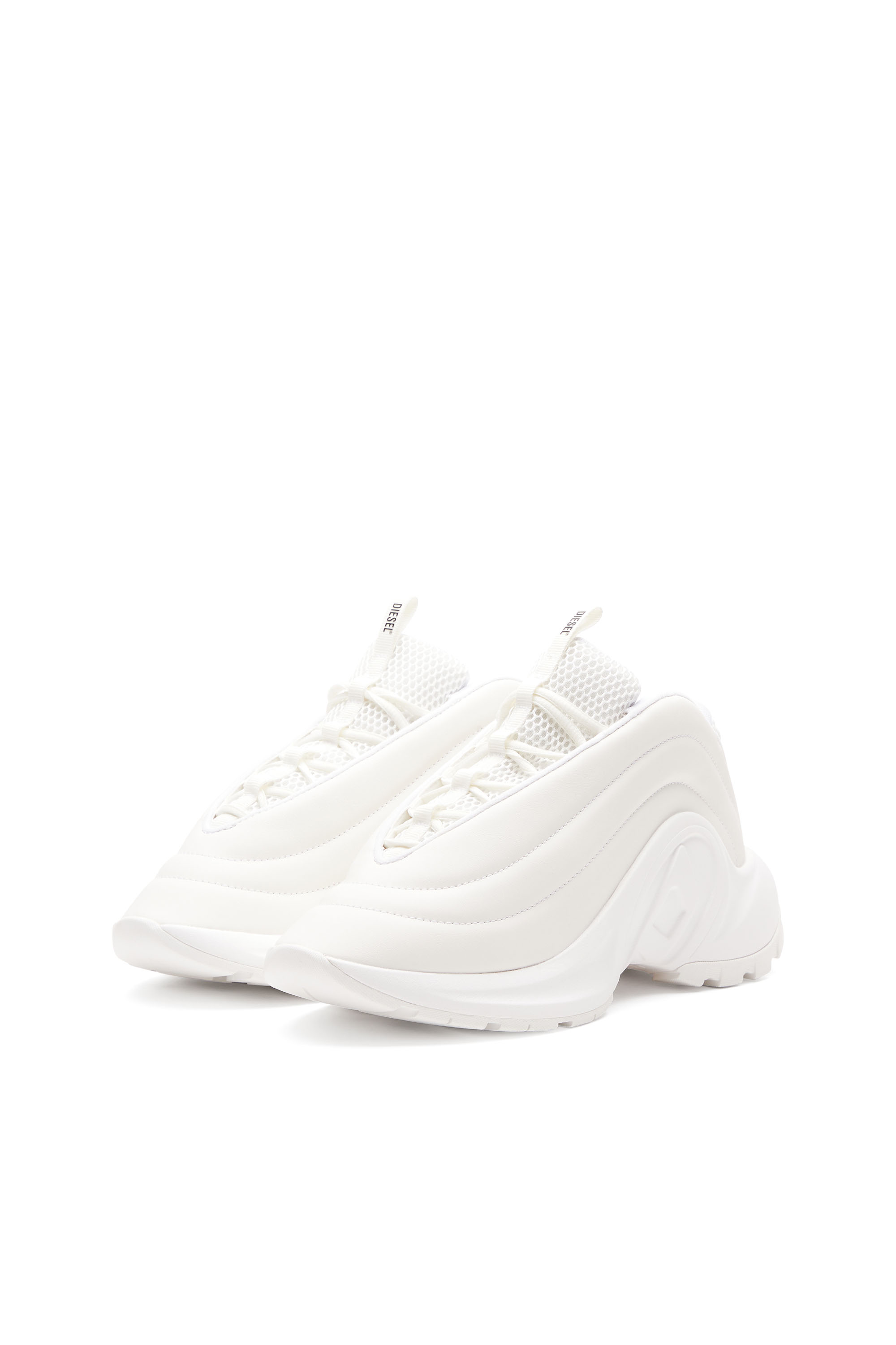 S-D-Runner X-Sneaker slip-on con fondo Oval D opaco Donna Bianco